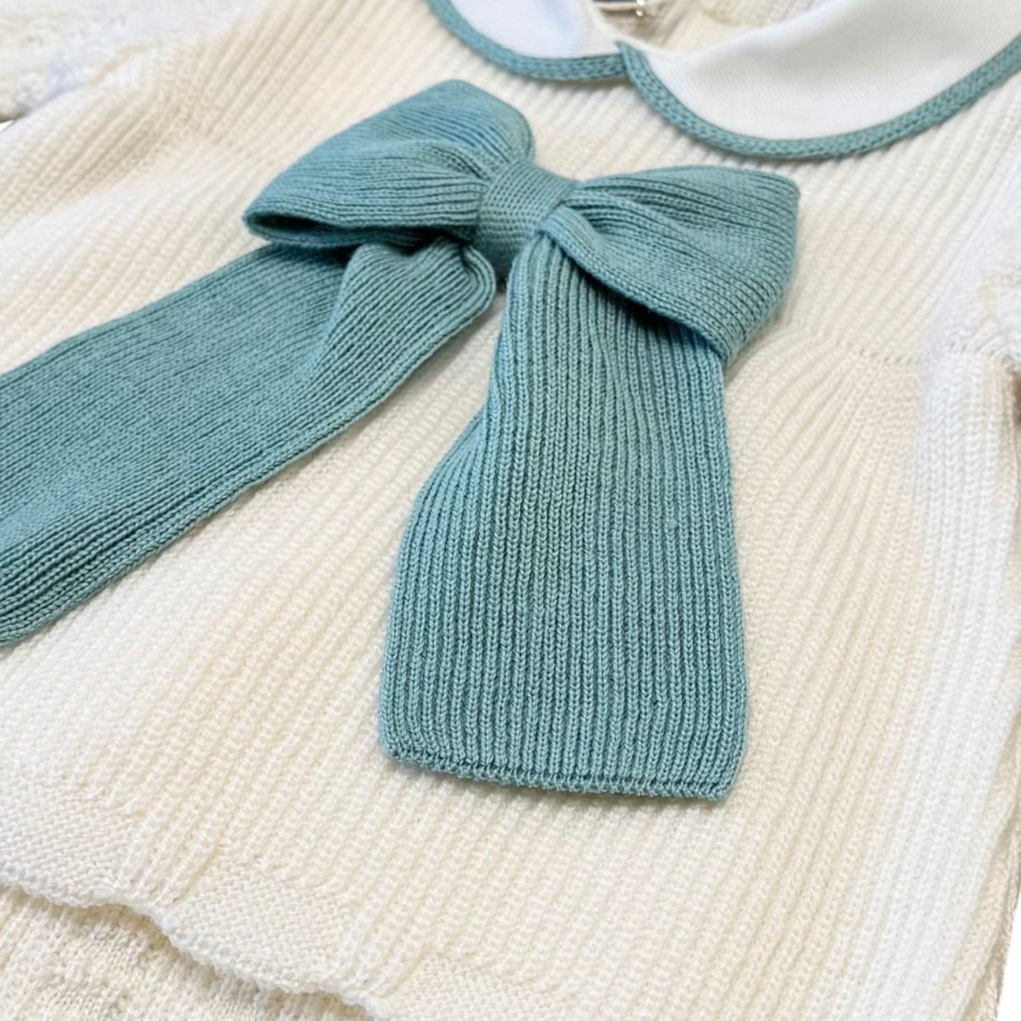 2-piece long dress set for newborn baby, VANILLA IN4619/V