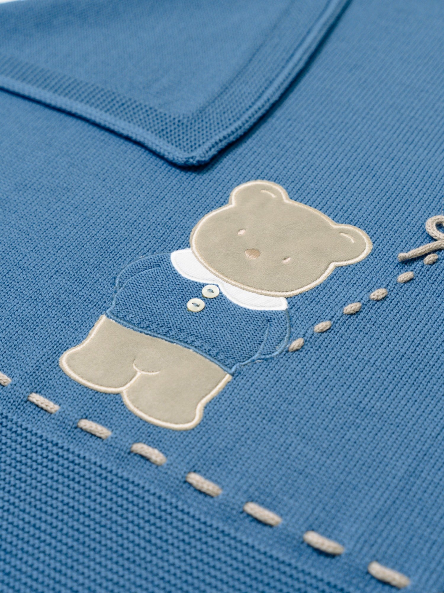 Coperta Teddy Bear Neonato AZZURRO TEDDY BEAR/140-A - NANU' BABY