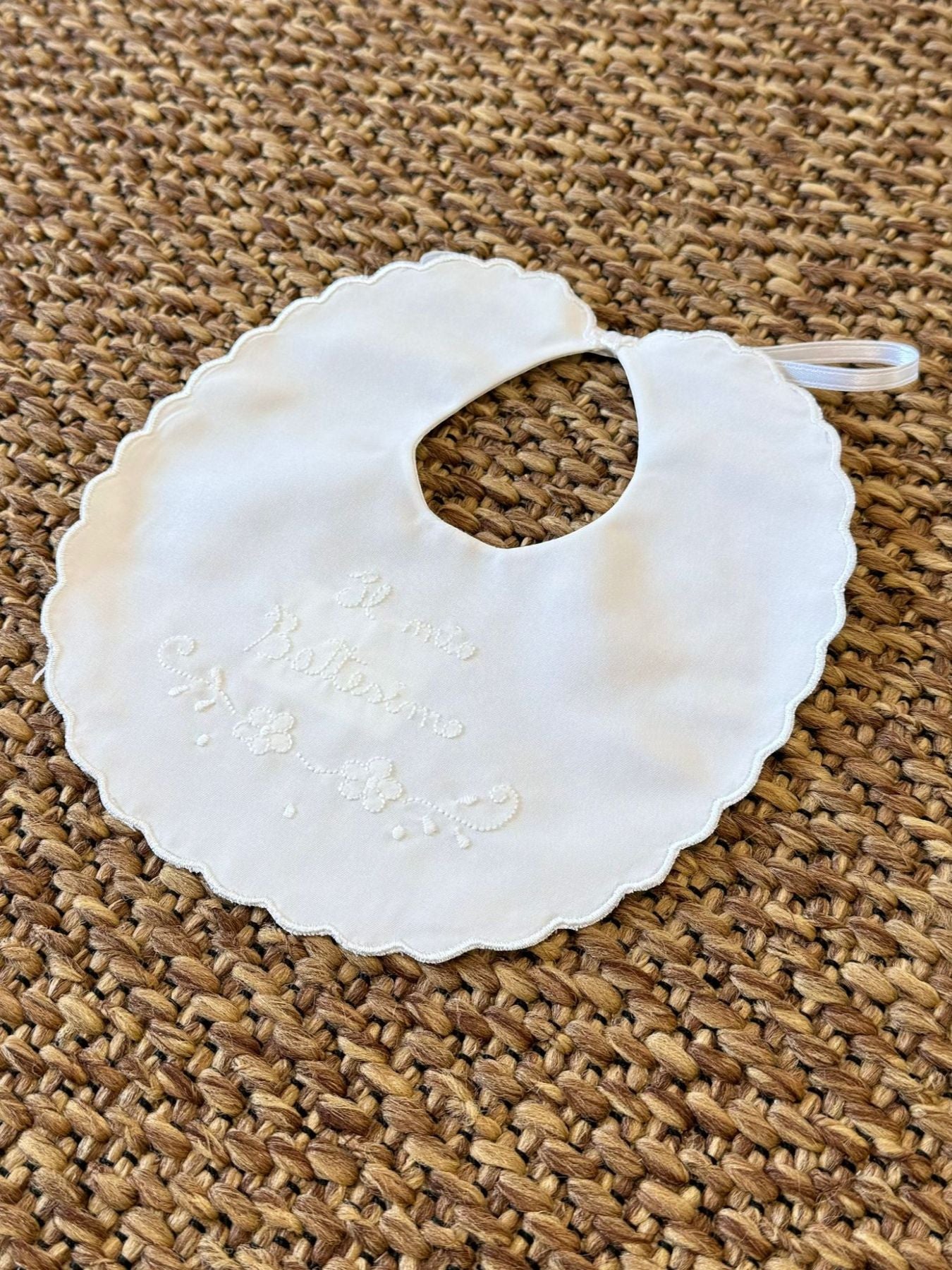 Bavetta Battesimale  BIANCO B/B 22S -  NANU' BABY