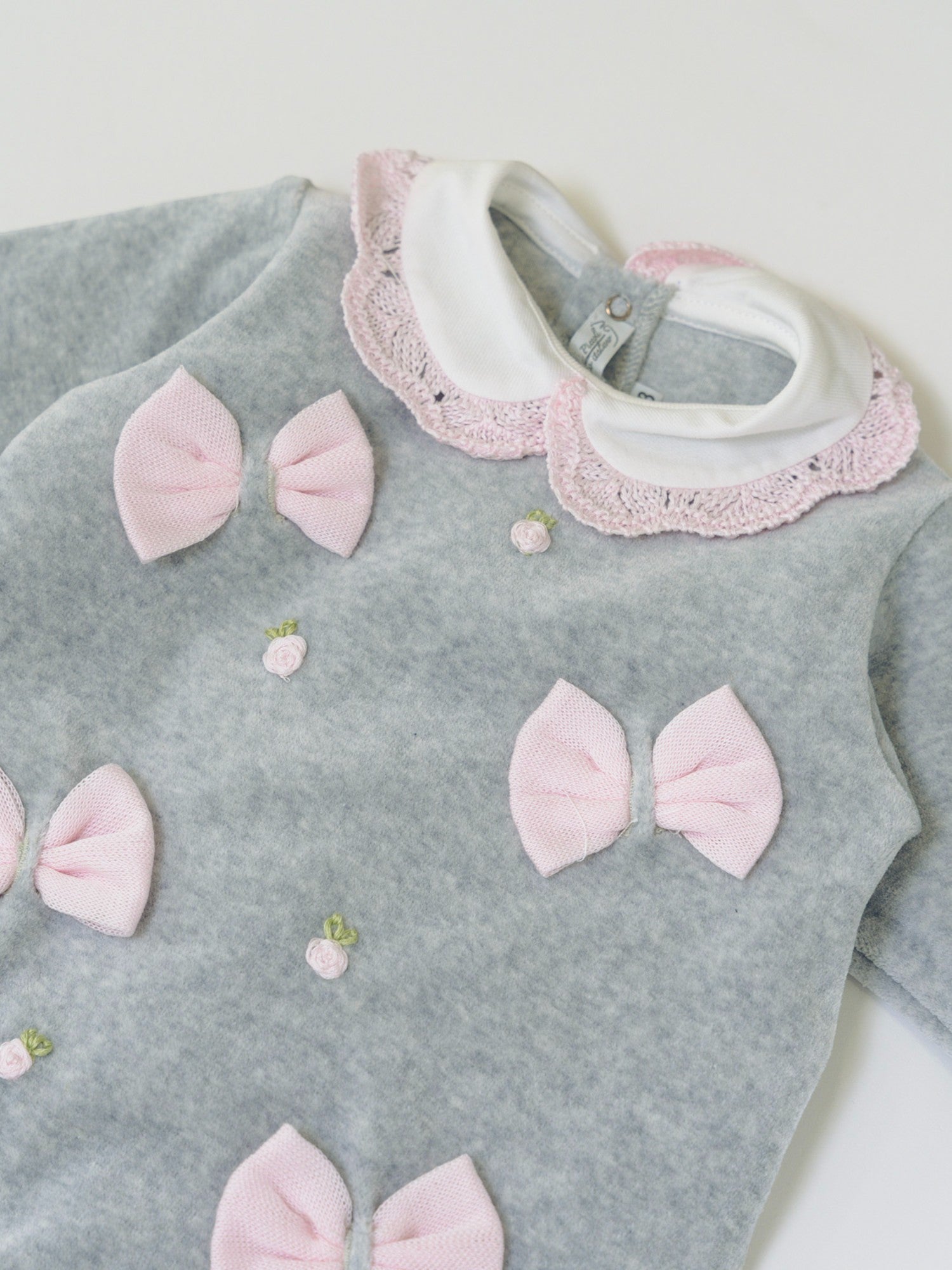 Tutina Neonata Grigio LT1105 - NANU' BABY