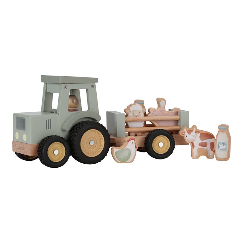 Trattore con rimorchio - Piccola fattoria MULTICOLORE LD7149