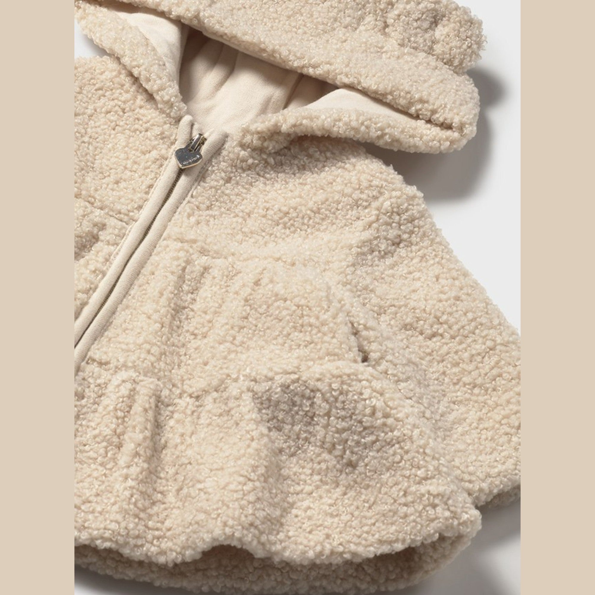 Cappotto Bimba Beige 2413/33 -  NANU' BABY