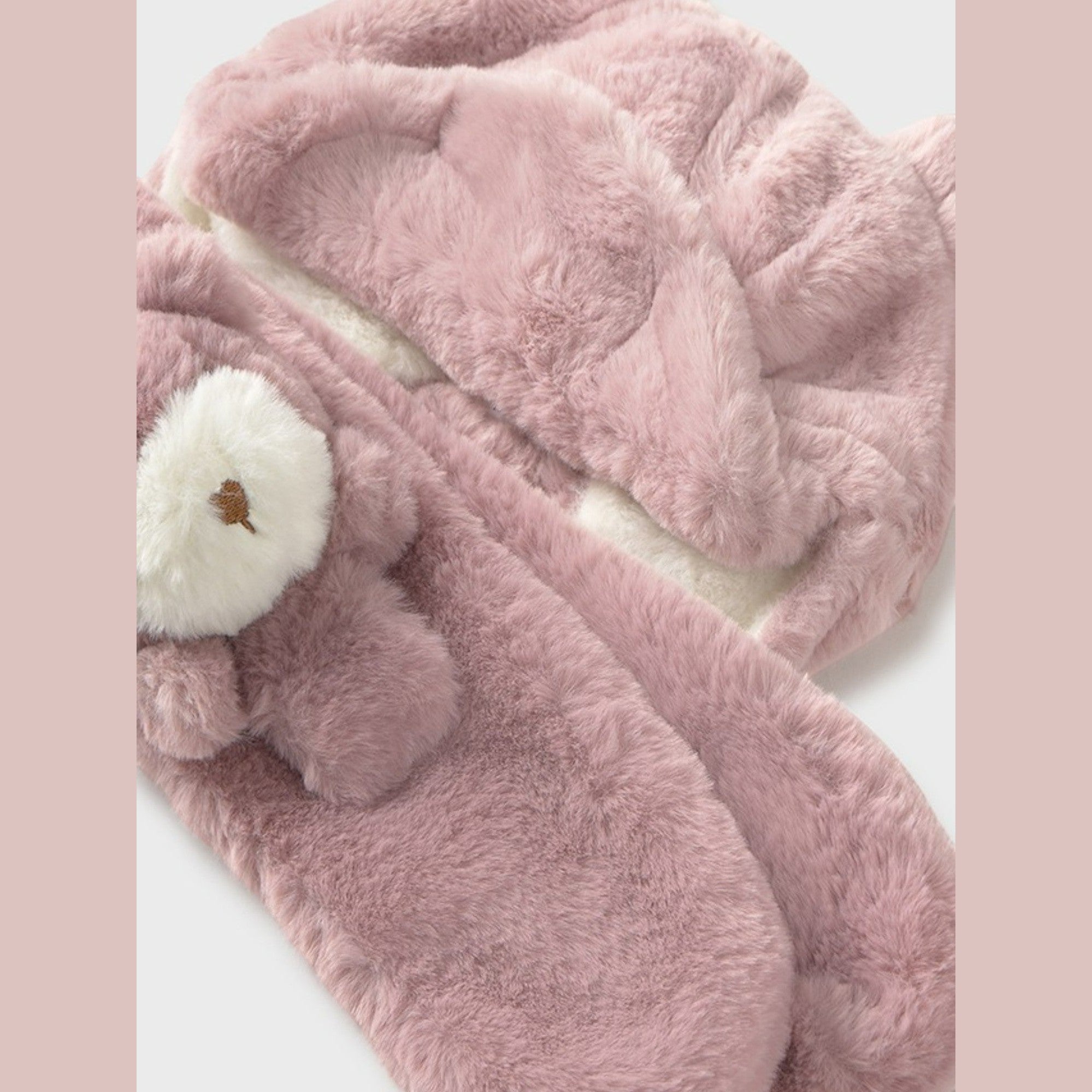 Completo cappello,sciarpa pellic  Rosa 10020/66 -  NANU' BABY