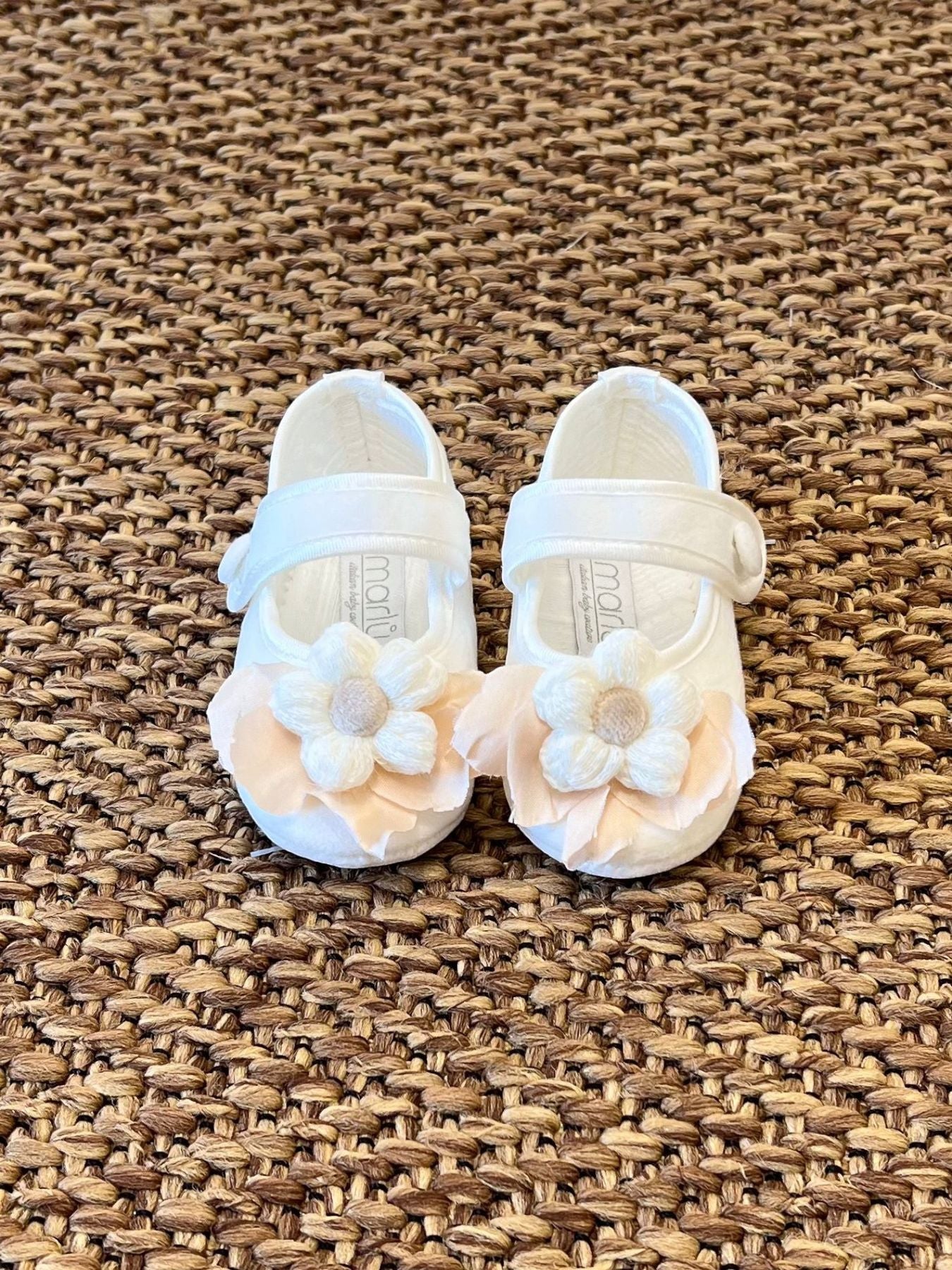 Scarpe Cerimonia Flower Bimba Vaniglia IK329SC