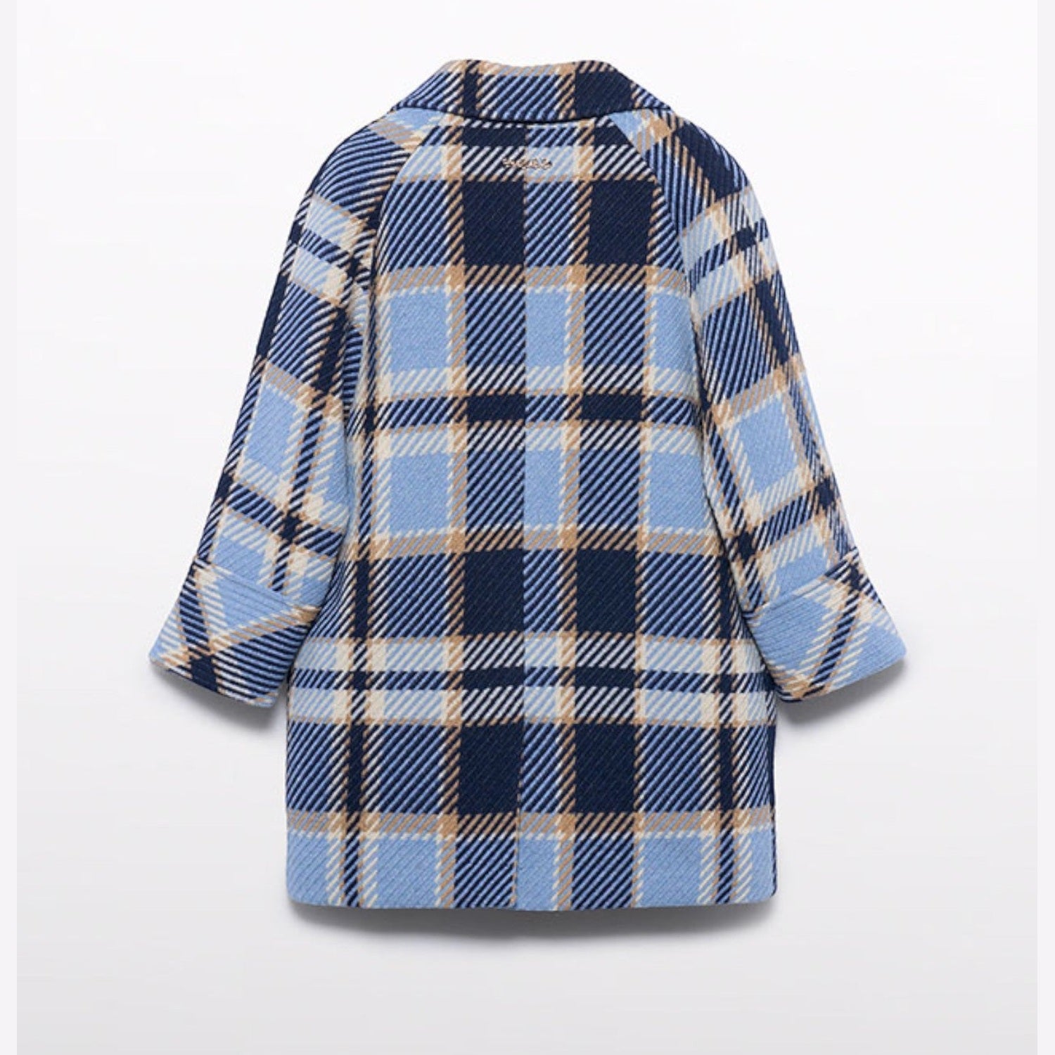 Cappotto a quadri Bimba CIELO 5845/4 -  NANU' BABY