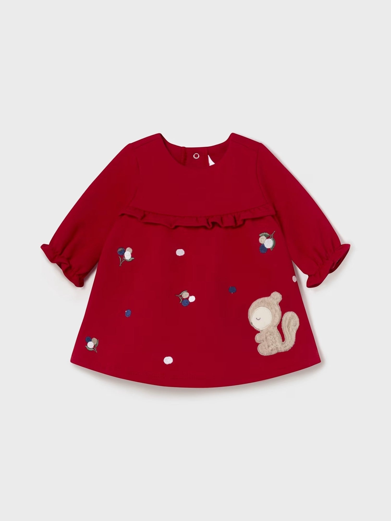 Vestito felpa Bimba ROSSO 2D-2885/RS
