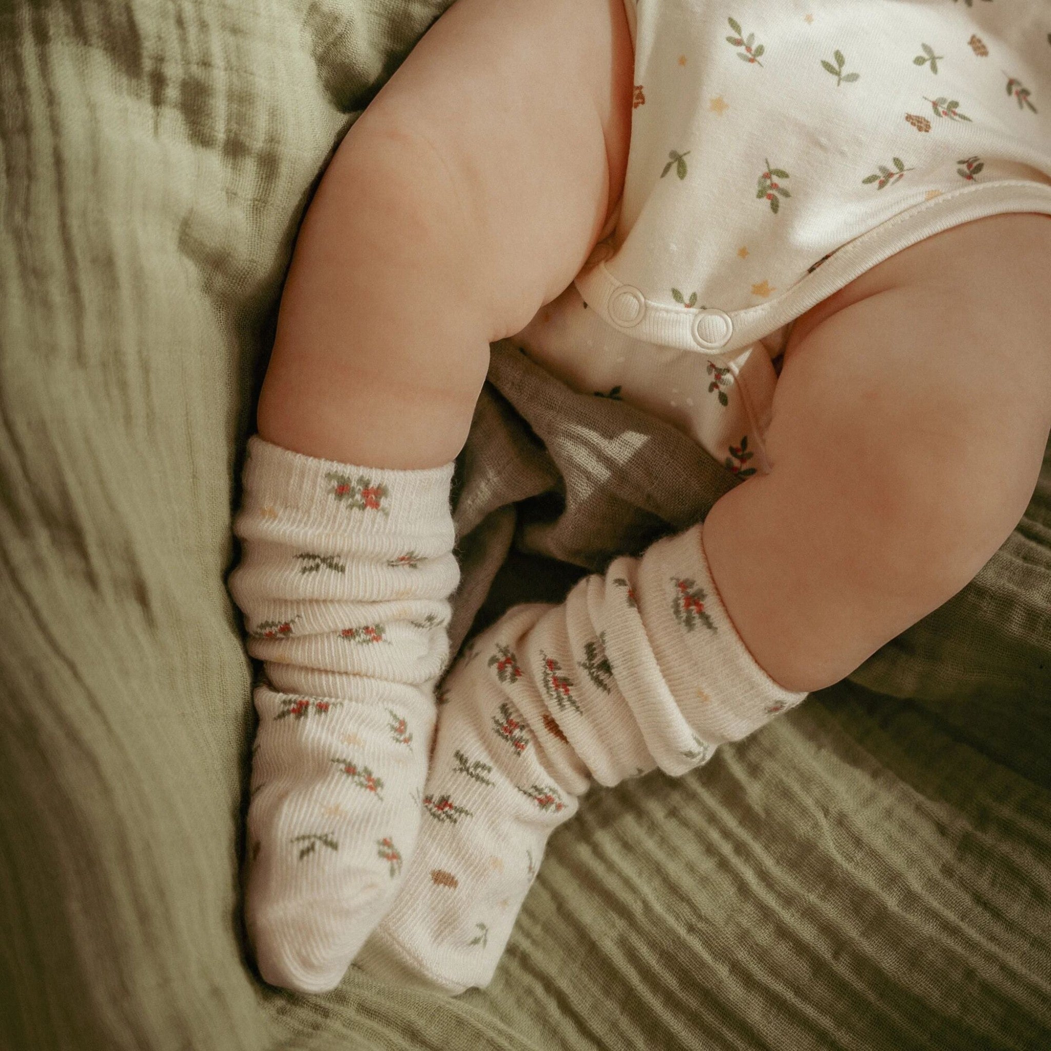 Confezione da 3 calzini natalizi  Beige CL25109001