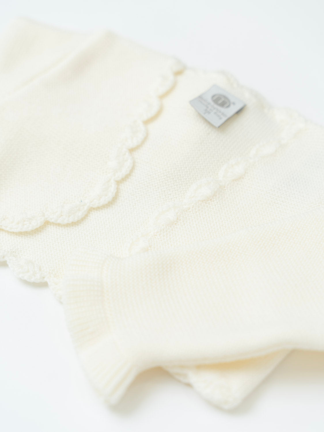 Giacca bolerino Bimba VANIGLIA IM33445 - NANU' BABY