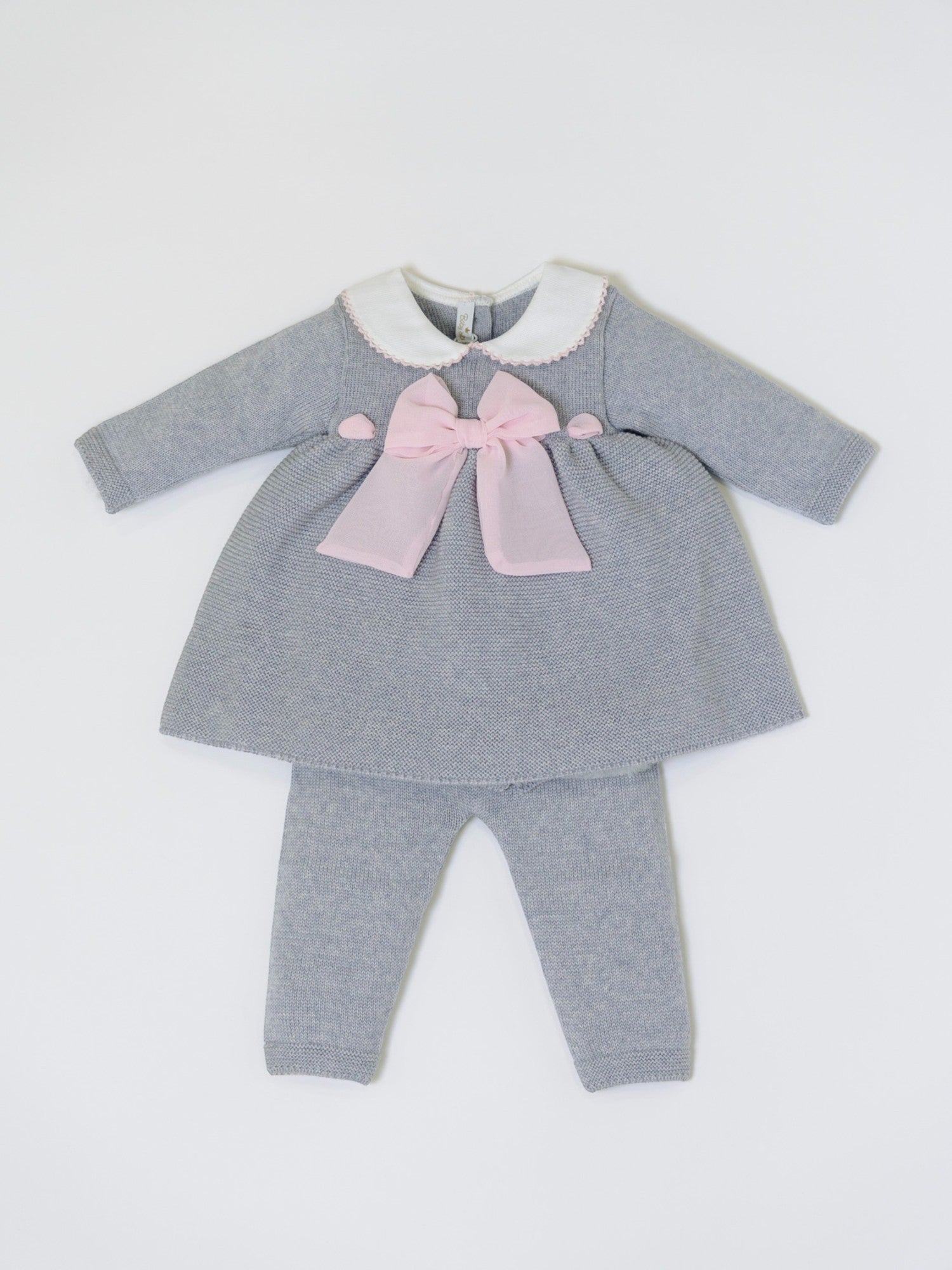 Completo nascita Cuore in cady Neonata Grigio CUORE/404 - NANU' BABY