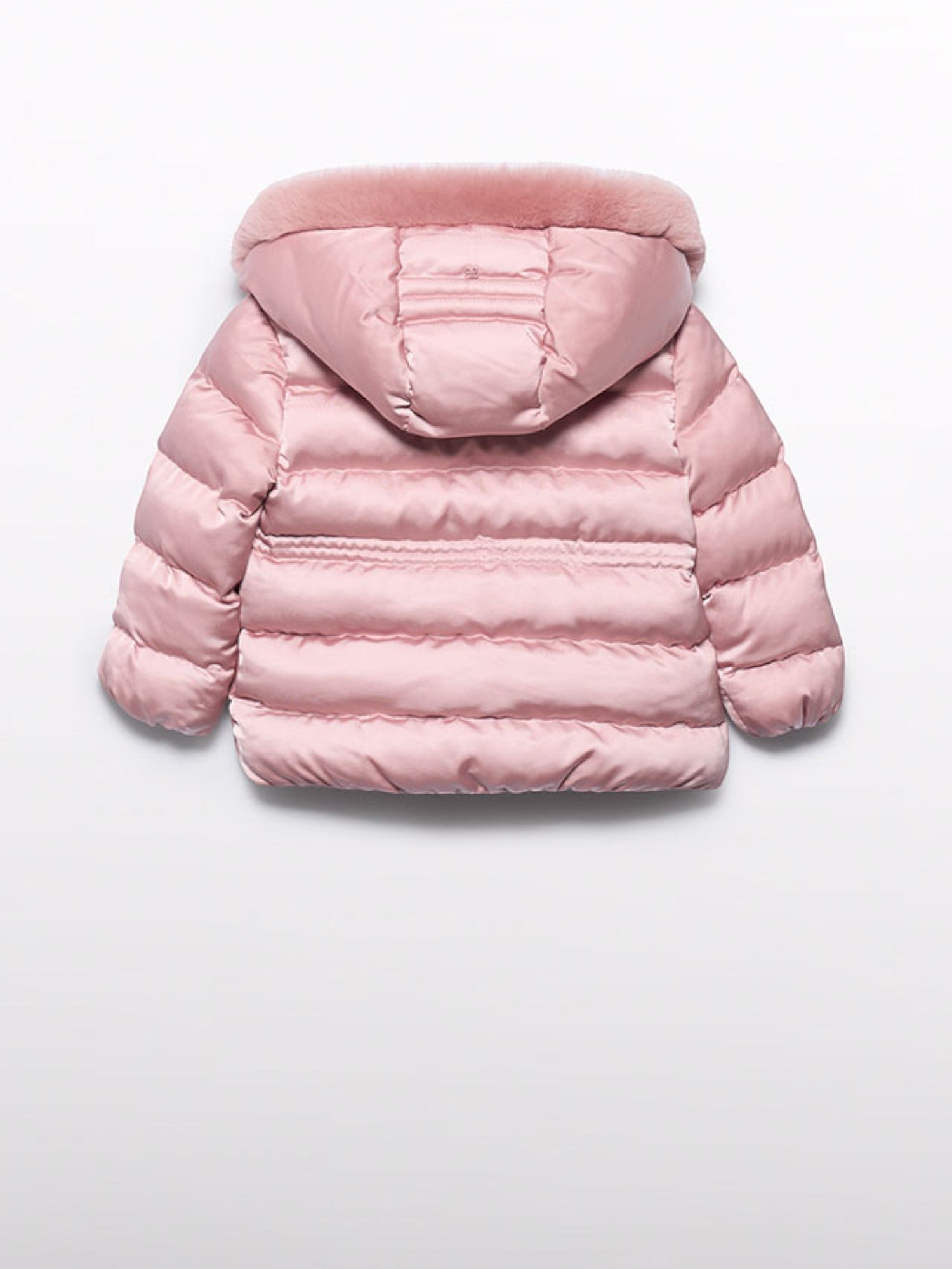 Giubbotto satinato pelo Bimba Rosa 5849/15 - NANU' BABY