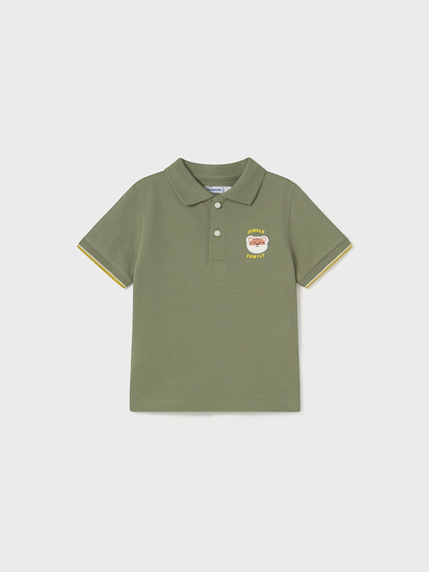 Polo m/c applique Bimbo VERDE 1108/61