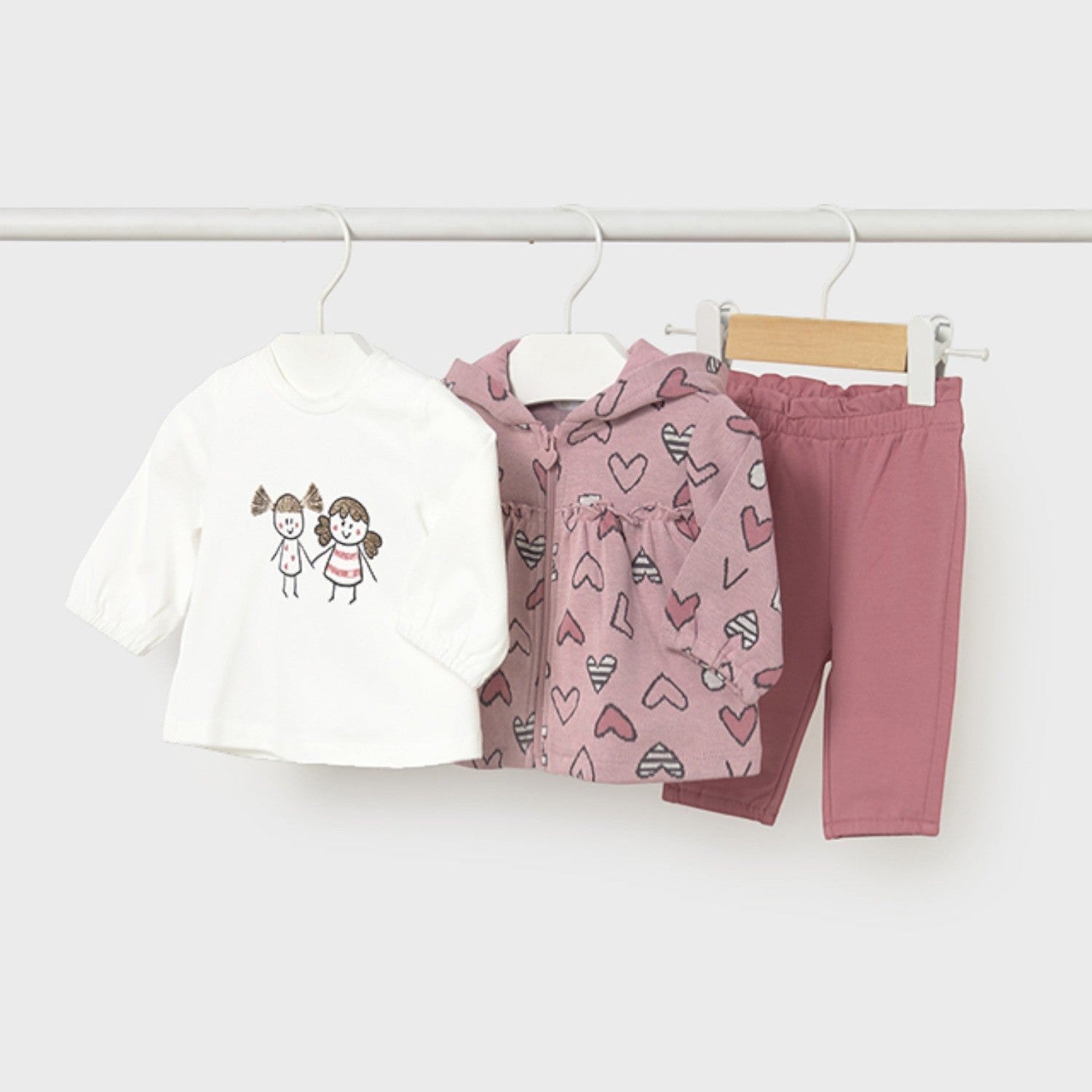 Completo Bimba Rosa 2633/55 -  NANU' BABY