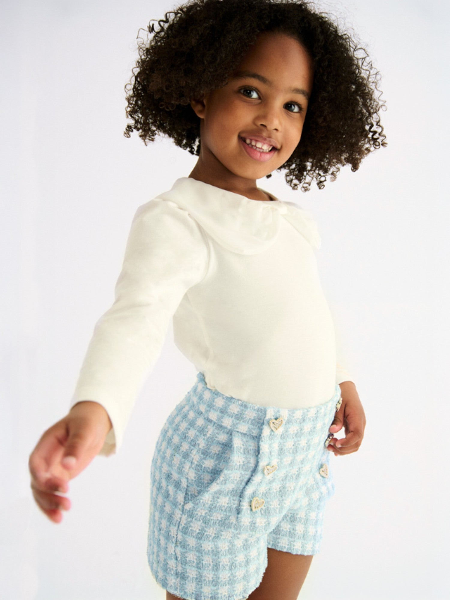 Bermuda quadri lurex Bimba Verde 5719/9 - NANU' BABY