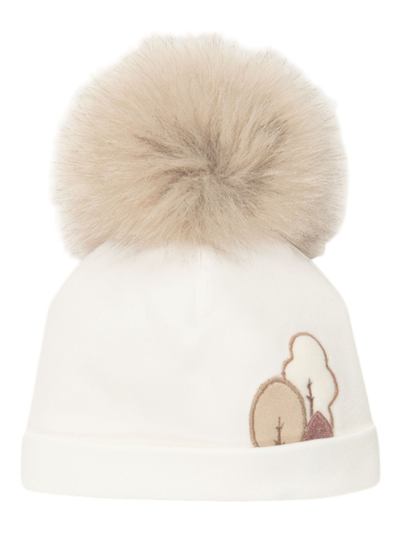 Cuffia Village Neonata VANIGLIA IB2773 - NANU' BABY