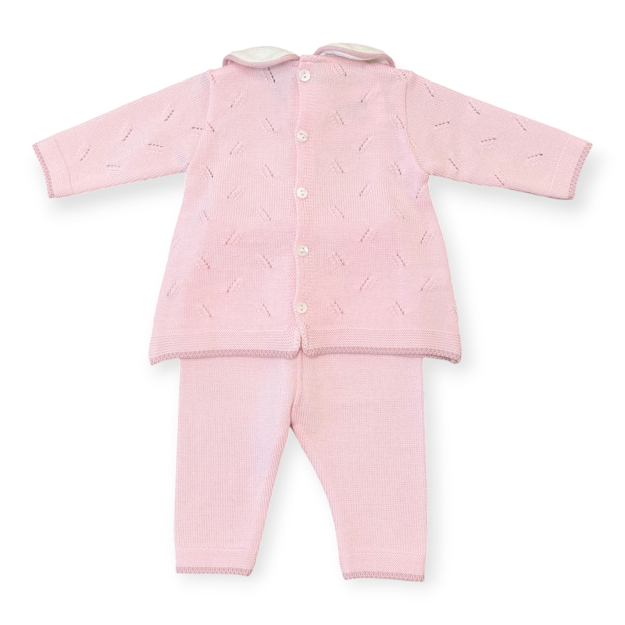 Baby Girl's Newborn Outfit, Pink Flower 7782