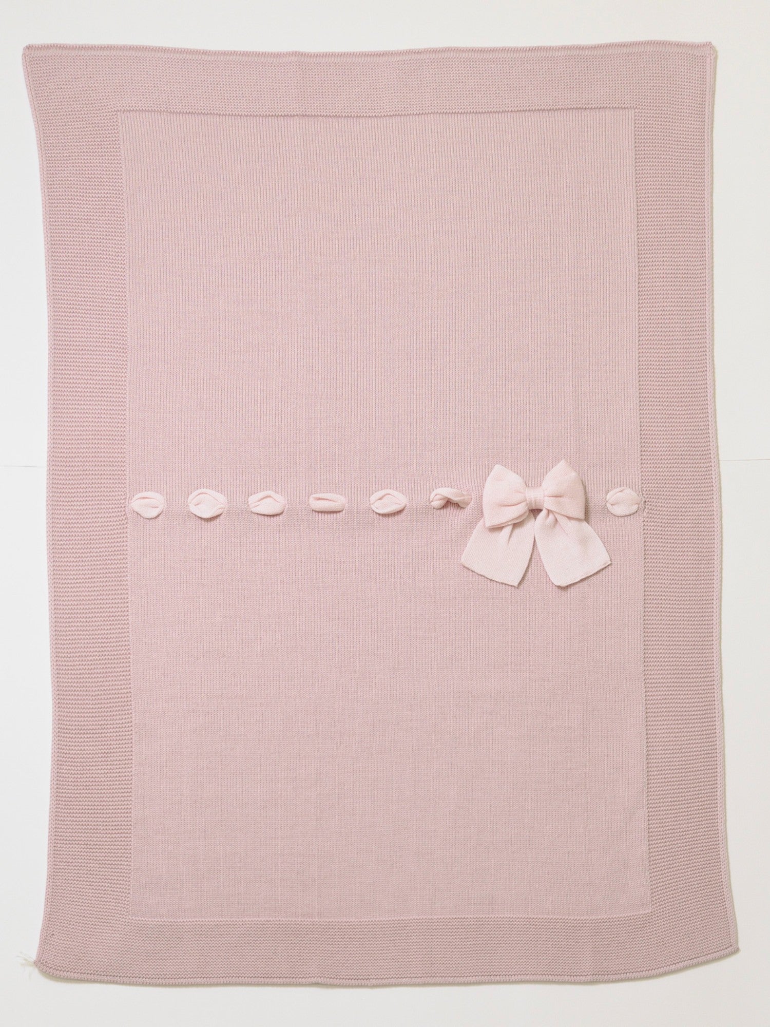 Coperta Fiocco romantico Neonata Rosa FIOCCO/100 - NANU' BABY