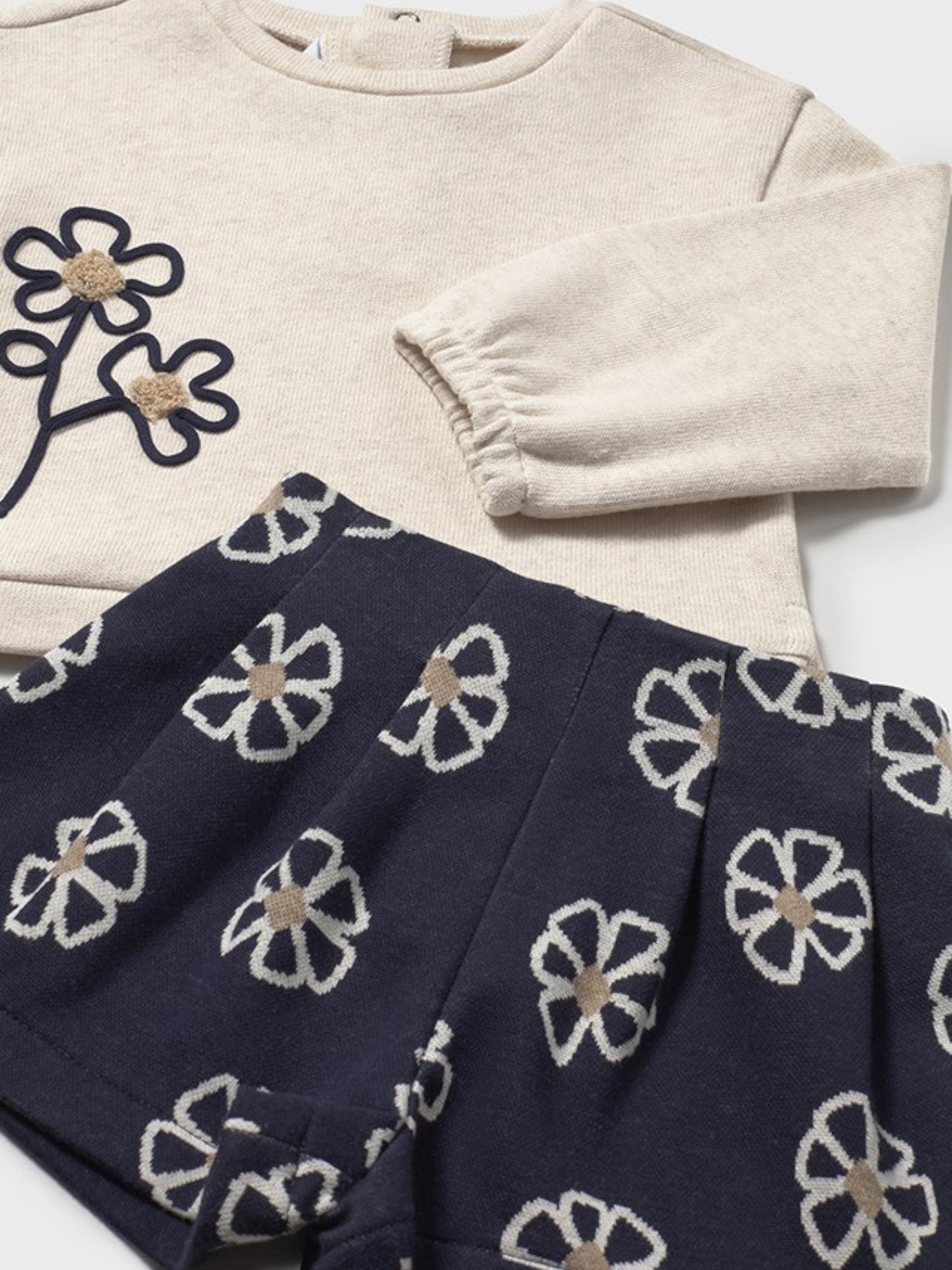 Completo bermuda jacquard Bimba Blu 2262/48