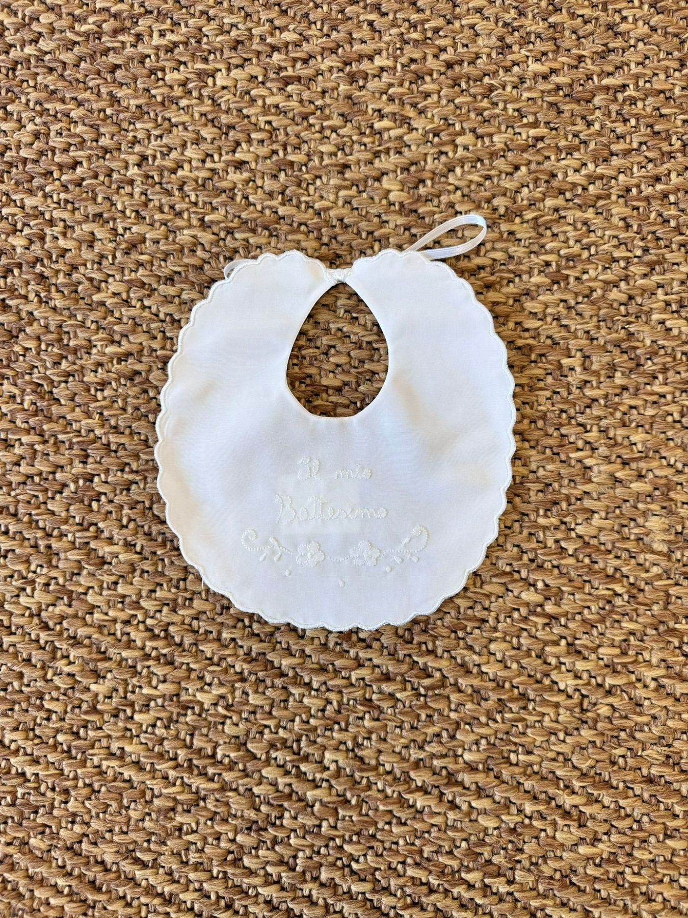 Bavetta Battesimale  BIANCO B/B 22S -  NANU' BABY