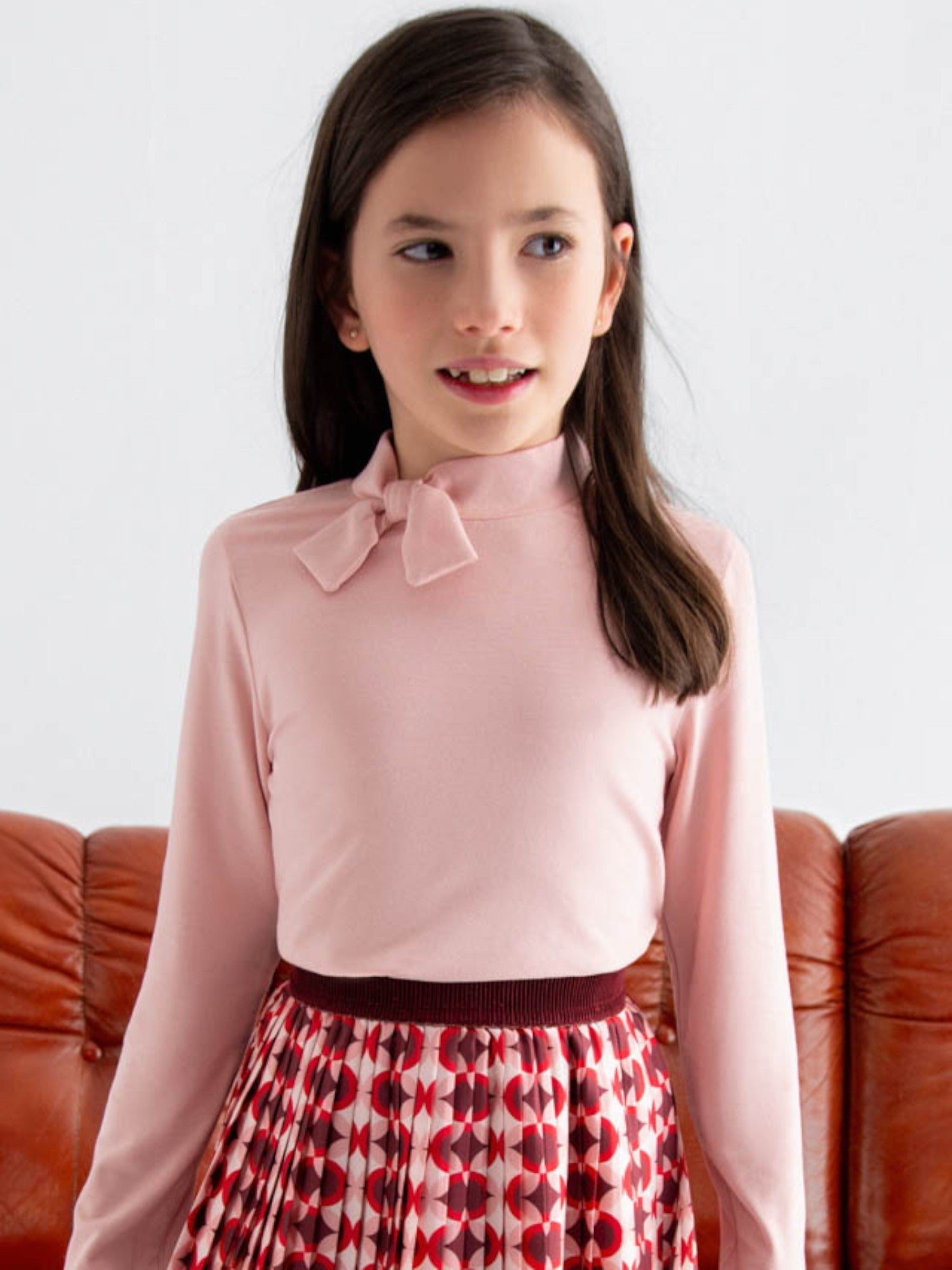 Dolcevita viscosa fiocco Bimba Rosa 5607/58 - NANU' BABY