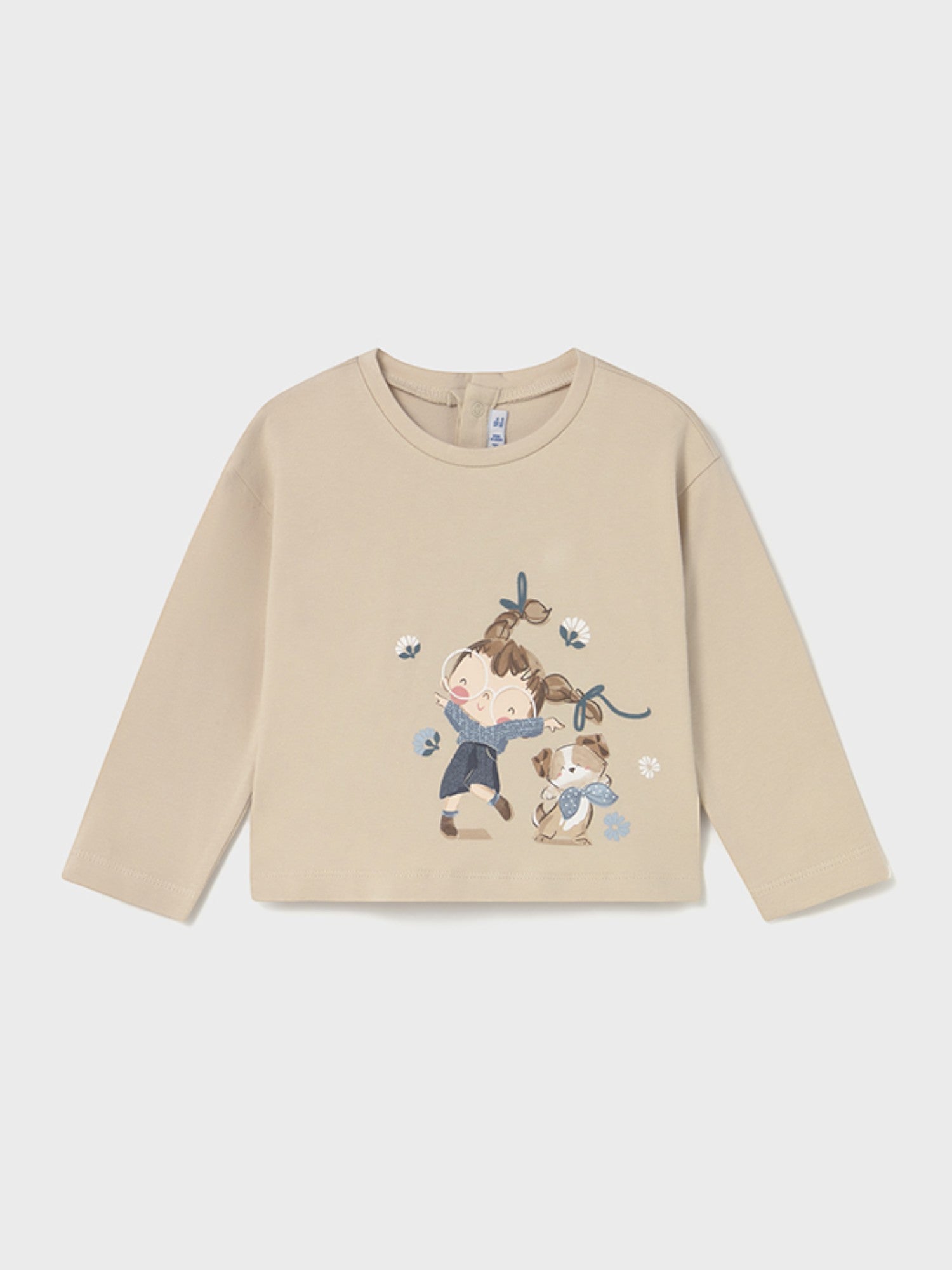 Maglietta m/l Bimba Avorio 2082/91 - NANU' BABY