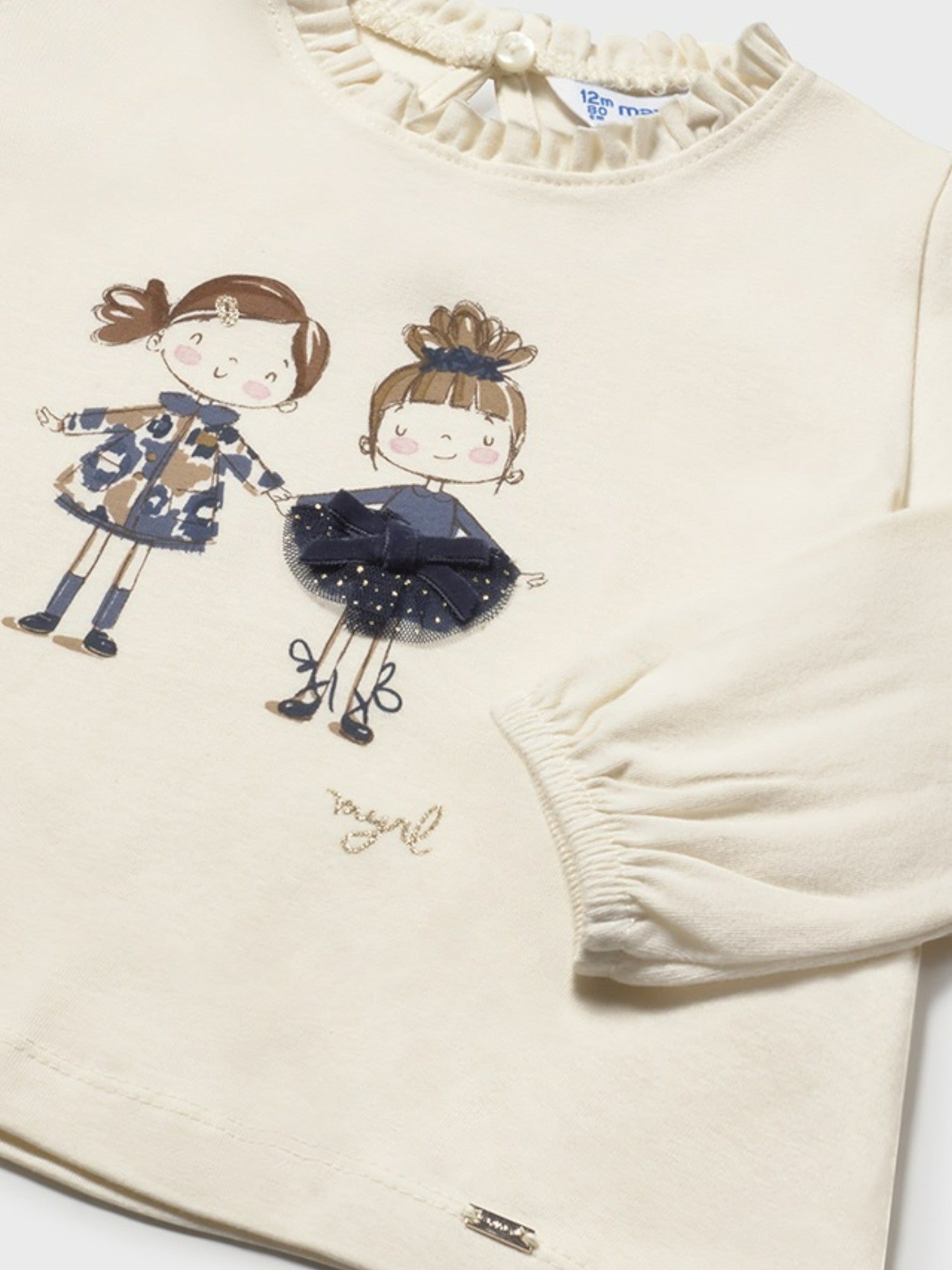 Maglietta m/l vestir Bimba PANNA 2075/79 - NANU' BABY