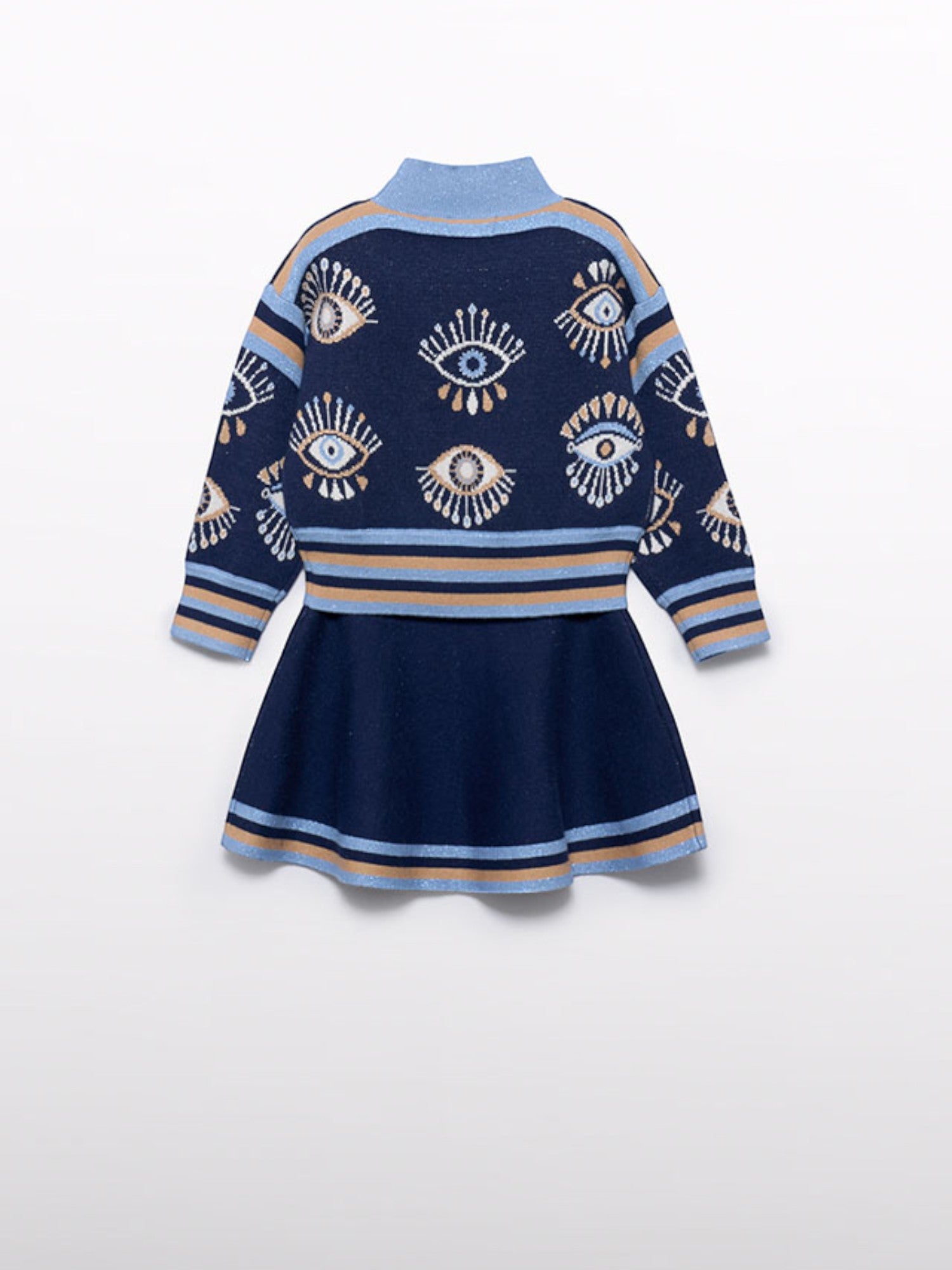 Compl. tricot gonna jacquard Bimba Blu 5540/4 - NANU' BABY