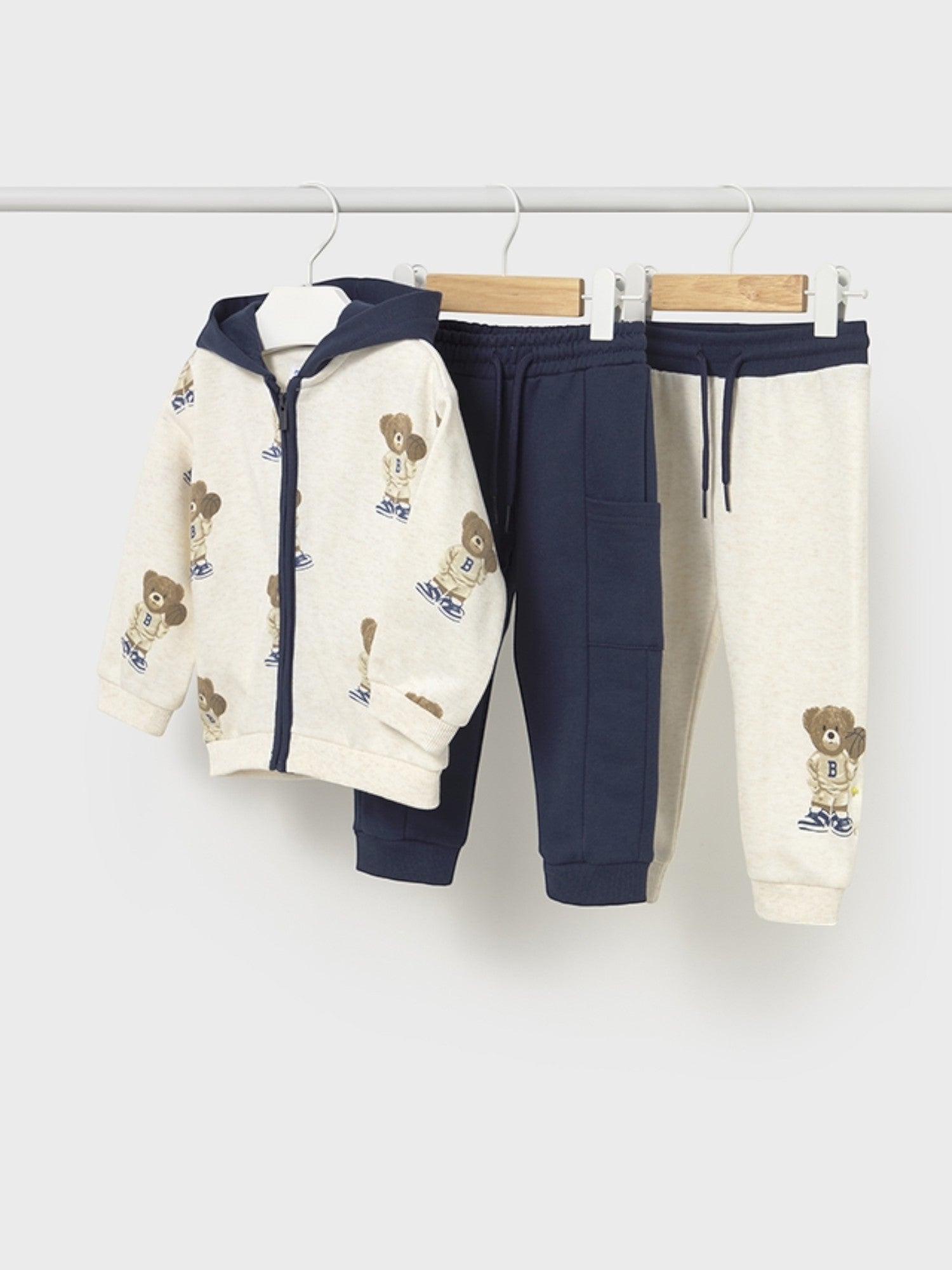 Tuta stampa 3 pezzi Bimbo Blu 2836/25