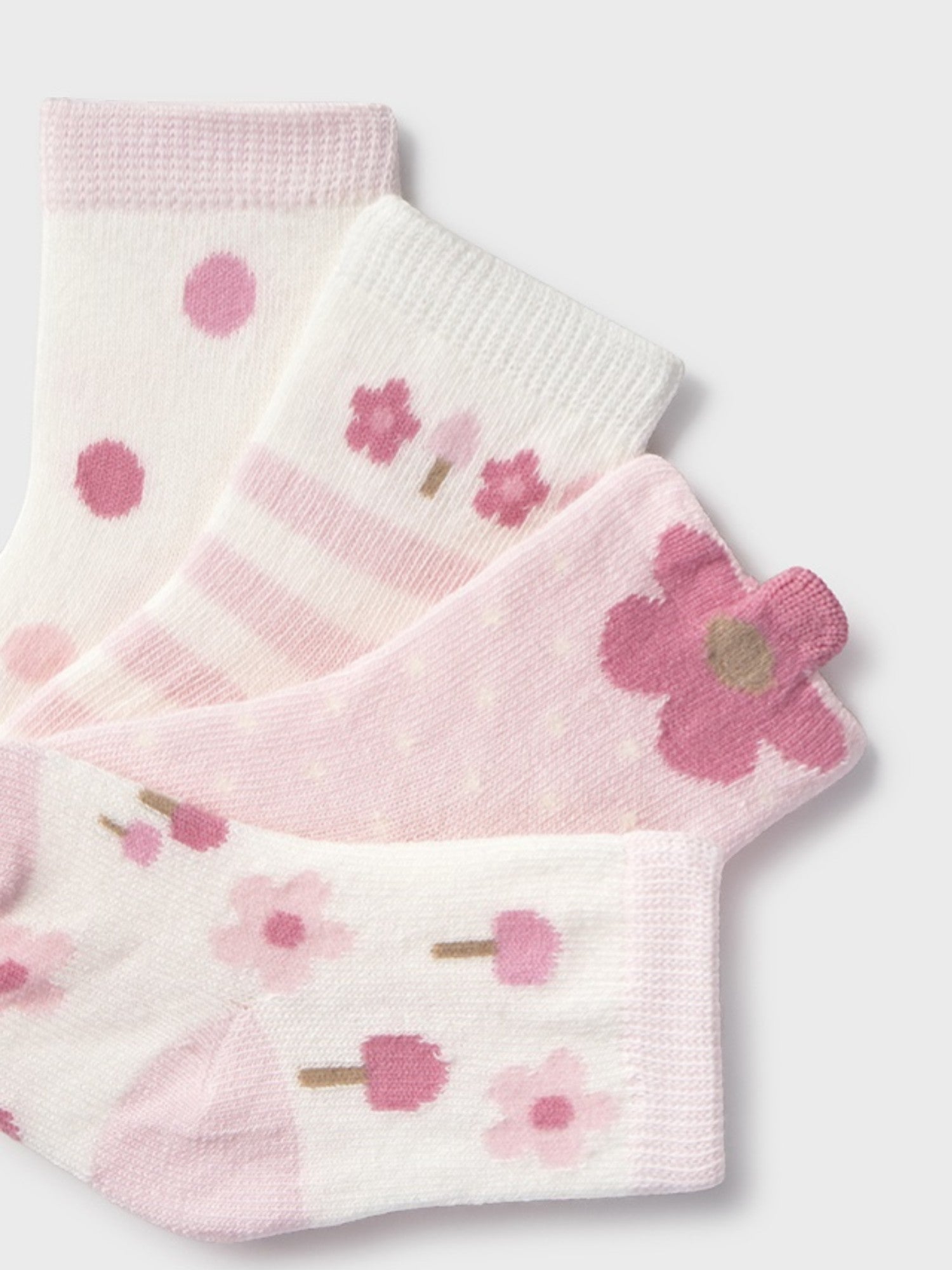 Calze Neonata Rosa 9921/68 - NANU' BABY