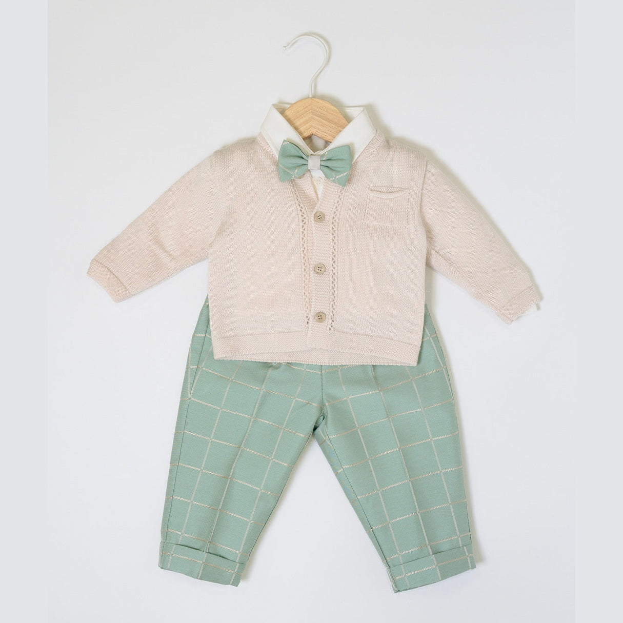 Completo Cerimonia Bimbo NATURAL IM21360L -  NANU' BABY