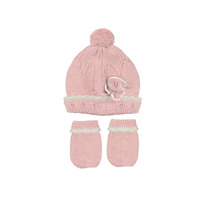 Compl. cappello e manopola ROSA 2D-9767/RB