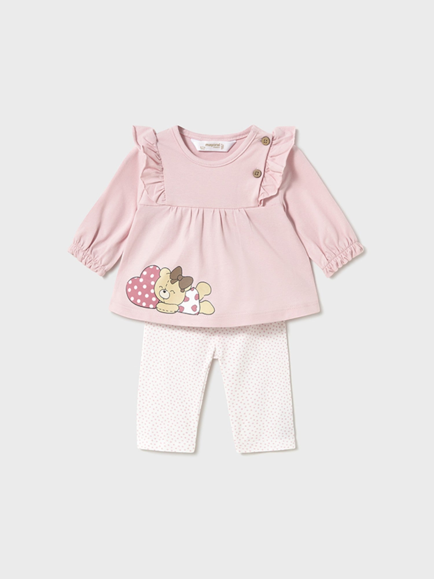 Completo leggings 4 pezzi Bimba ROSA 1760 /R