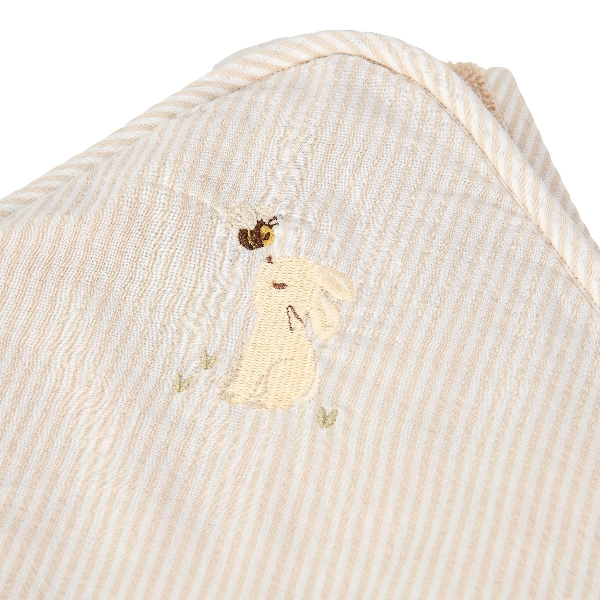 Accappatoio con cappuccio Baby Bunny - 75x75  Beige TE50695033