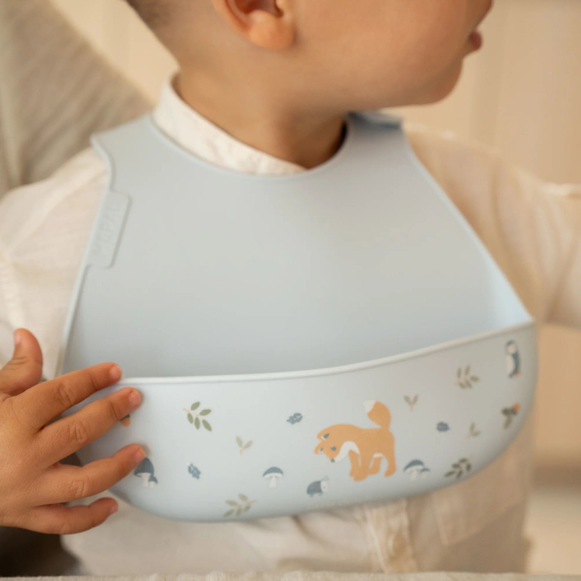 Bavetta in silicone  Blu 108034565408 -  NANU' BABY