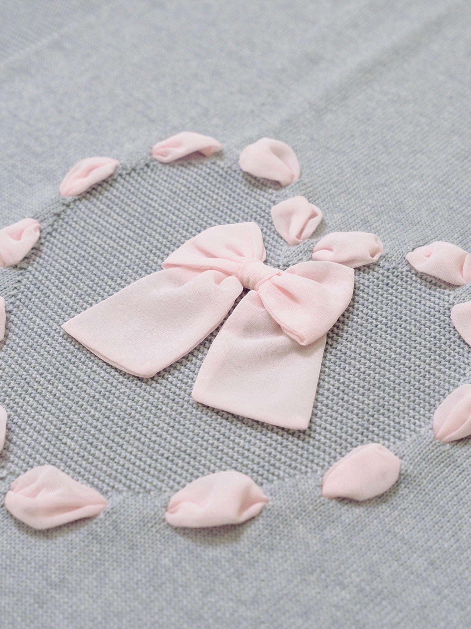 Coperta Cuore in cady Neonata Grigio CUORE/122 - NANU' BABY