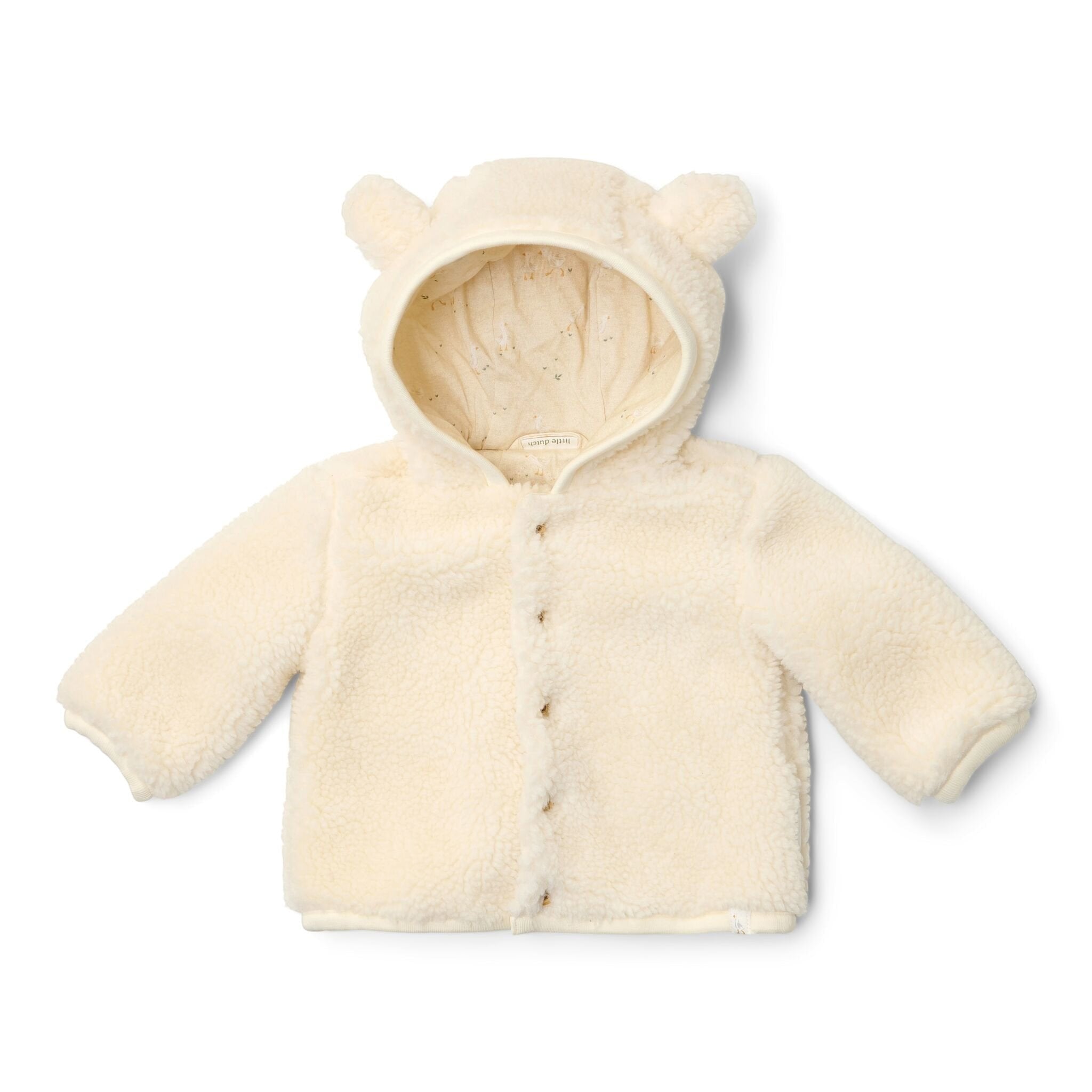 Giacca Teddy Bimba Bianco CL25092111