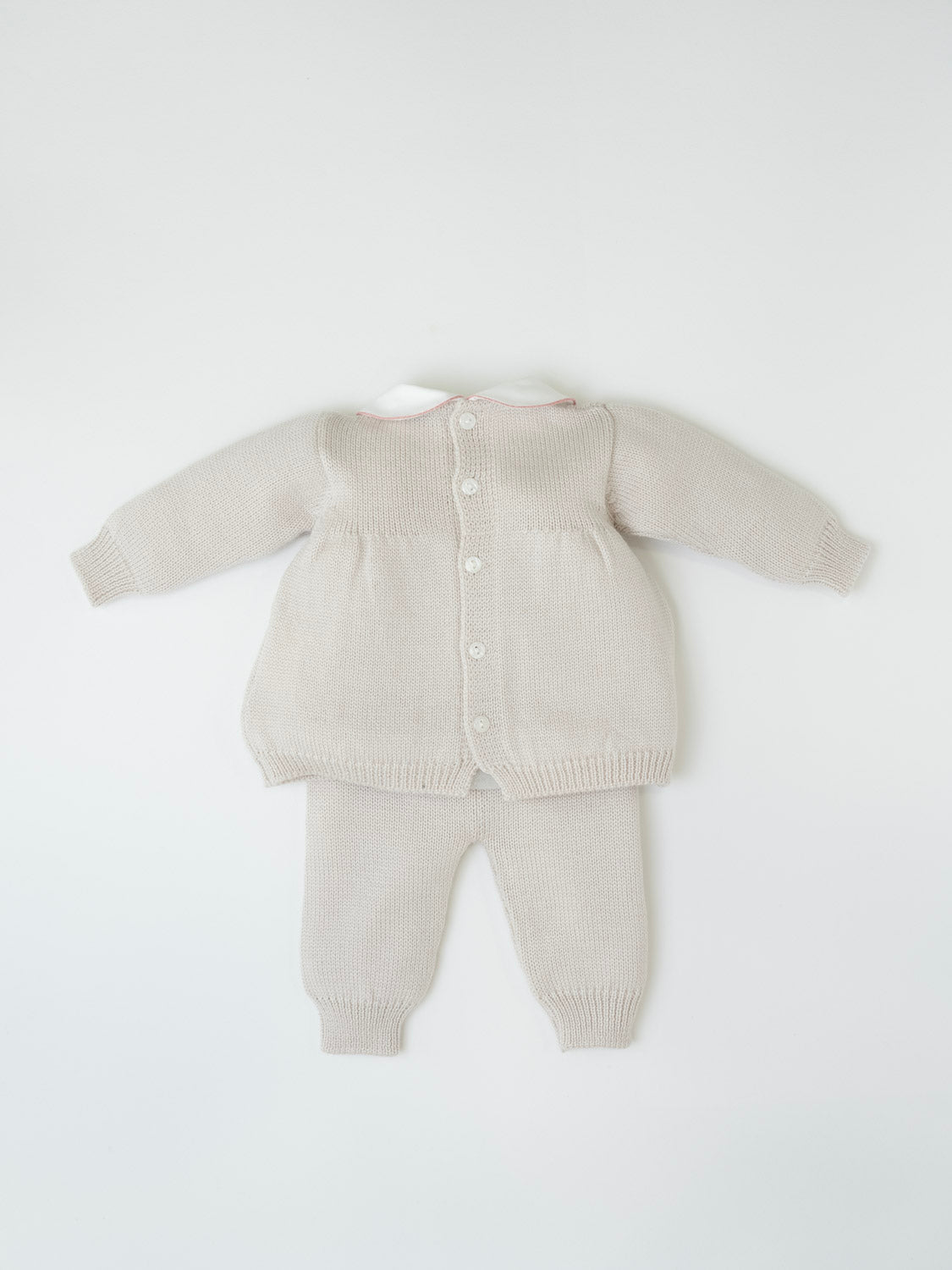 Completo nascita e Babbucce Neonata TORTORA ASIA/CN-T - NANU' BABY