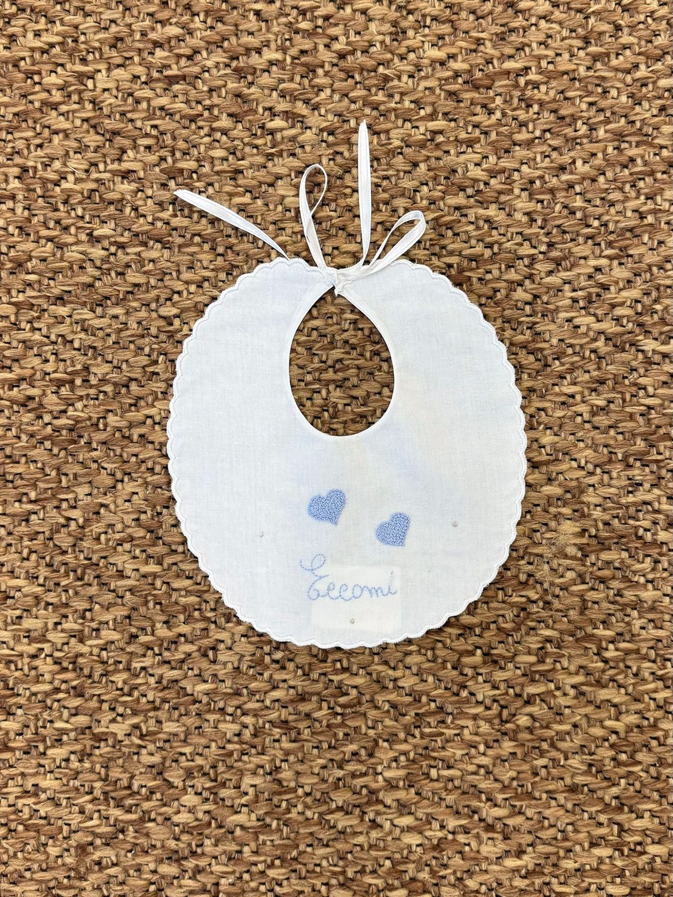 Bavetta "Eccomi" Neonato Azzurro BV80A