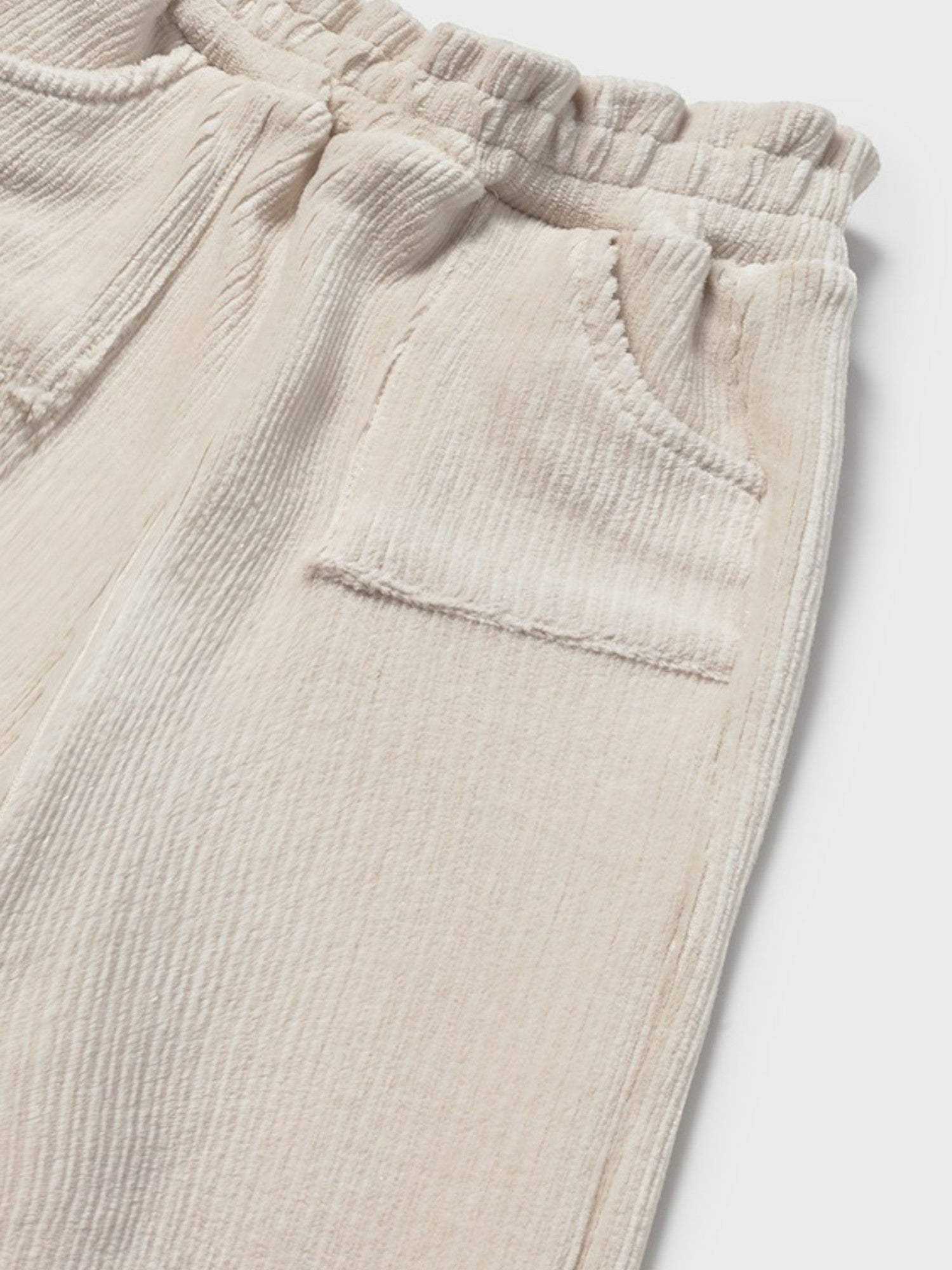 Pantalone lungo punto panno Bimba Avorio 2590/96 - NANU' BABY