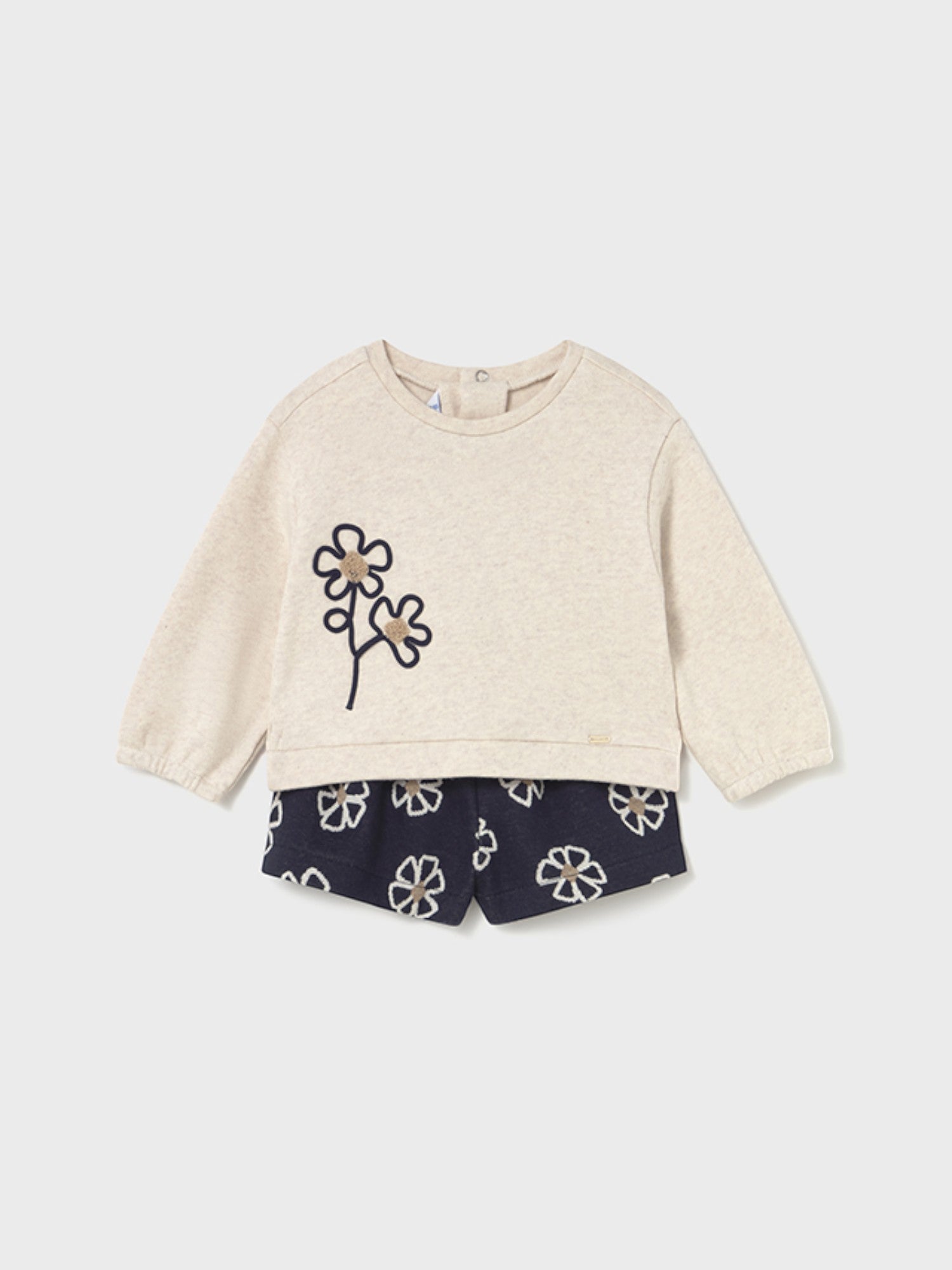 Completo bermuda jacquard Bimba Blu 2262/48 - NANU' BABY