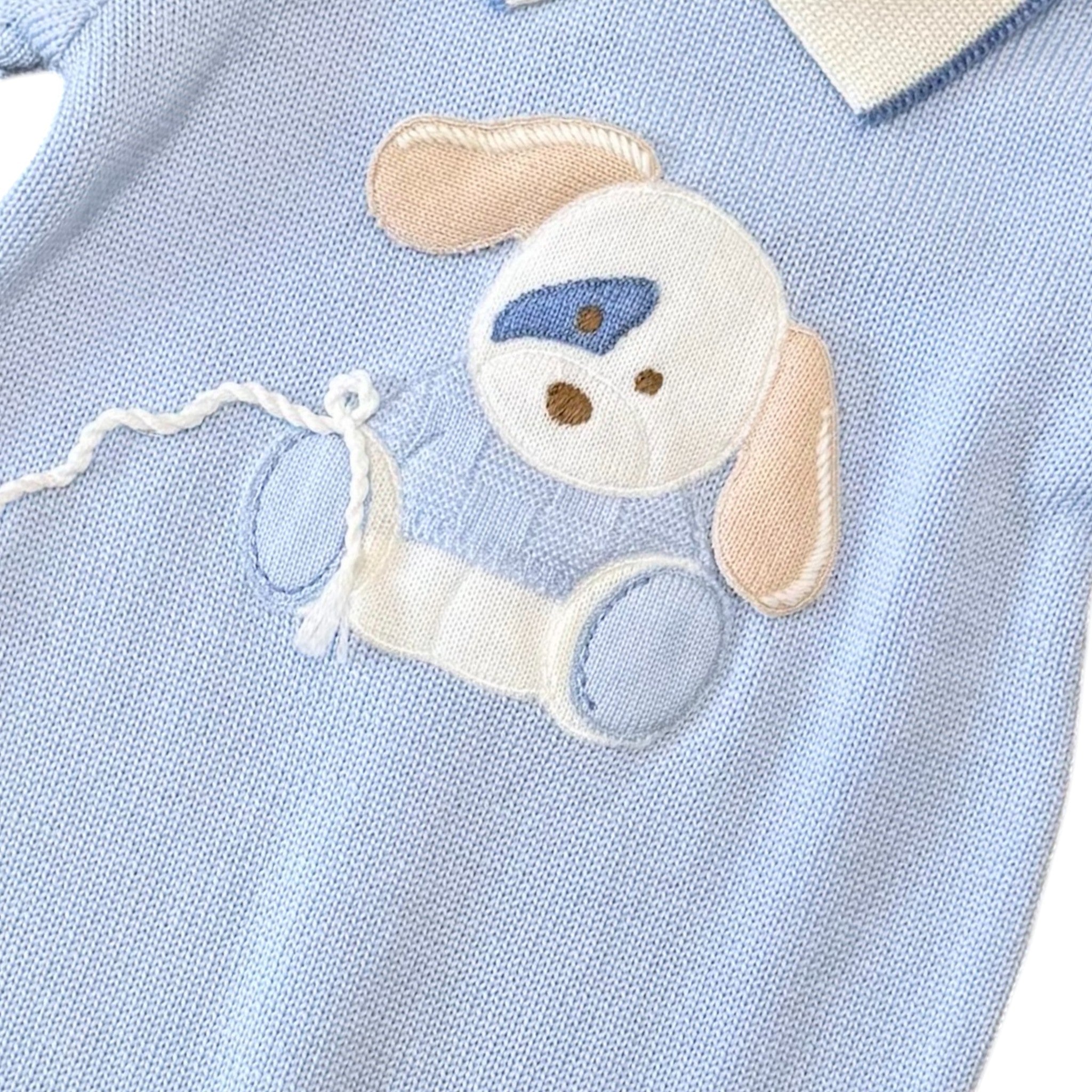 Newborn Baby Boy Outfit, SKY, Little Dog 7798