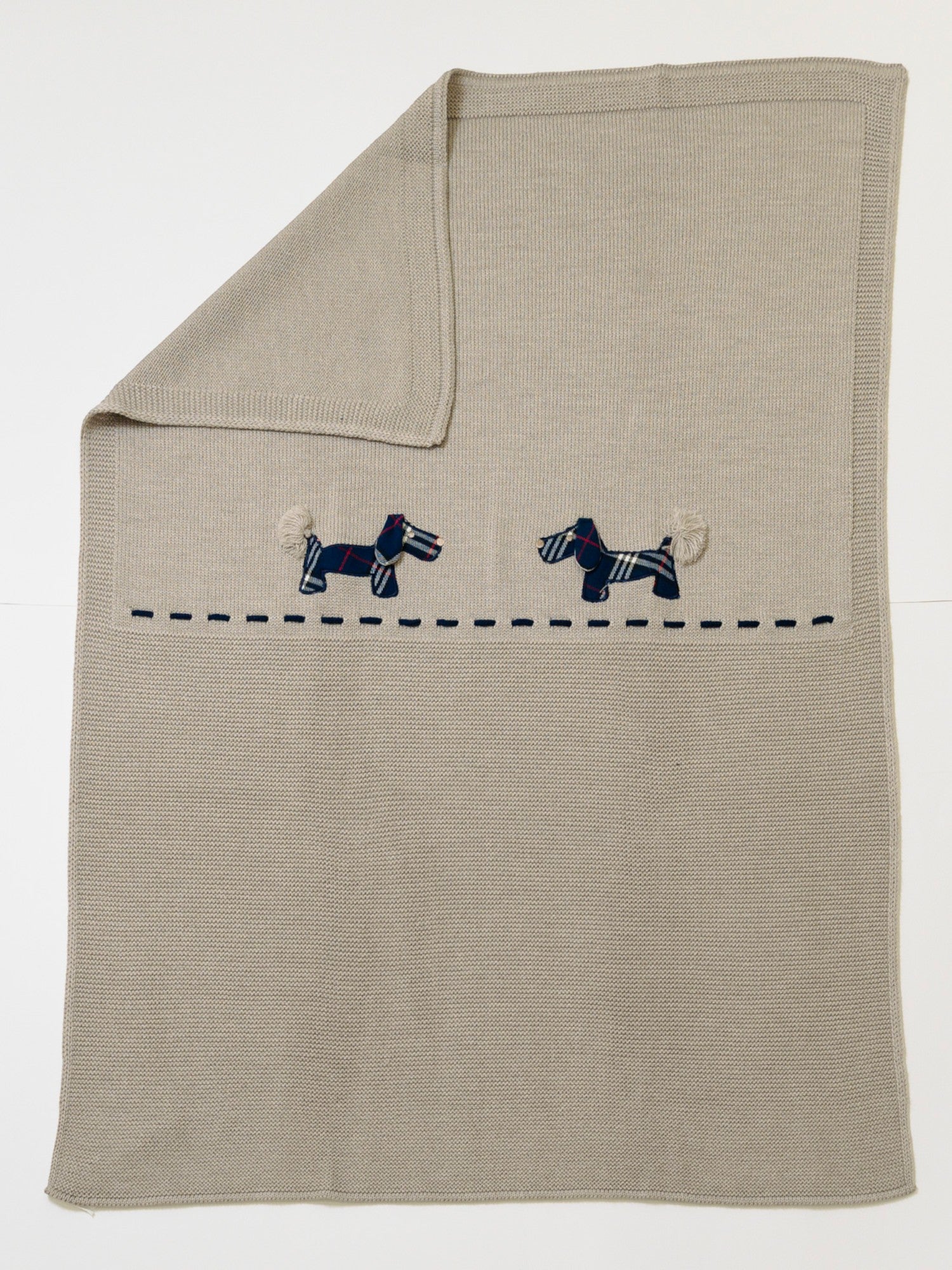Coperta Little Dog Neonato BLU LITTLE DOG 140 - NANU' BABY