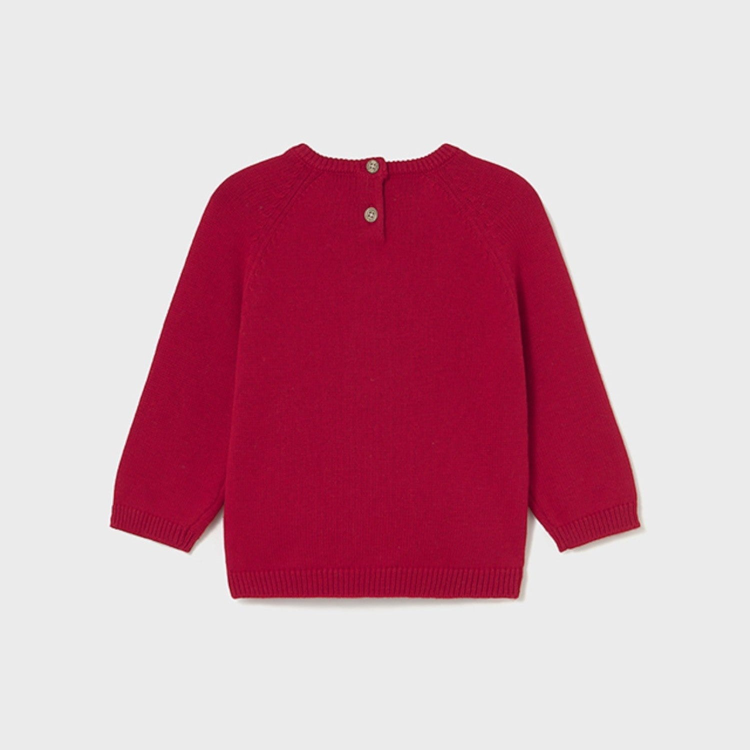 Maglioncino intarsio animal Bimbo Rosso 2345/21 -  NANU' BABY