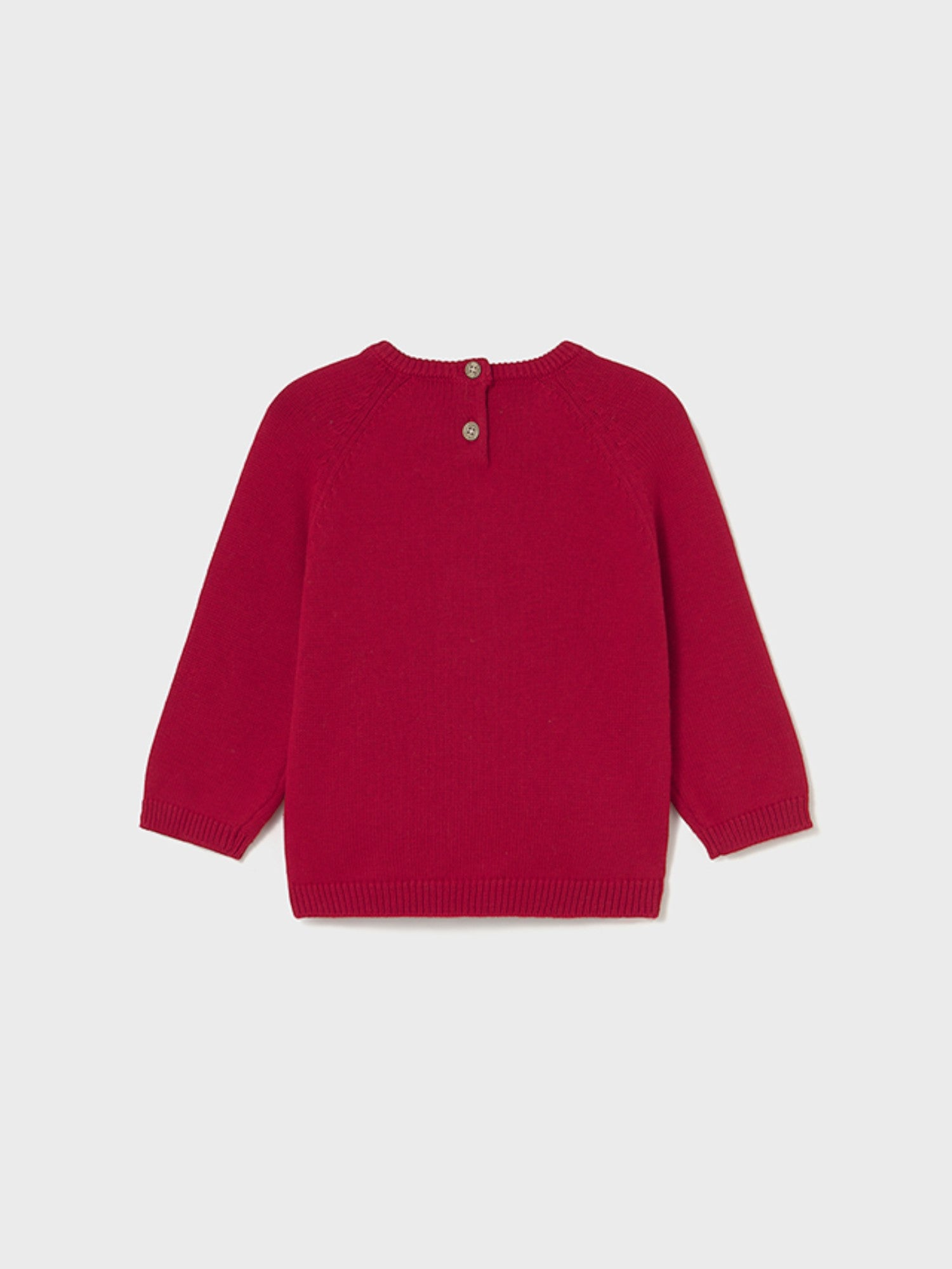 Maglioncino intarsio animal Bimbo Rosso 2345/21