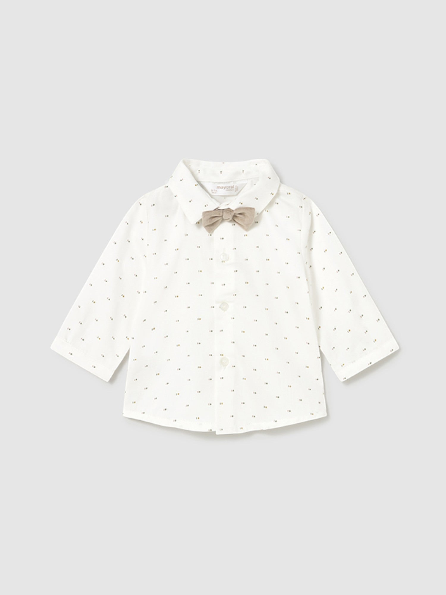 Camicia Bimbo Beige Papillon Mayoral 2196/21 - NANÙ BABY - NANU' BABY