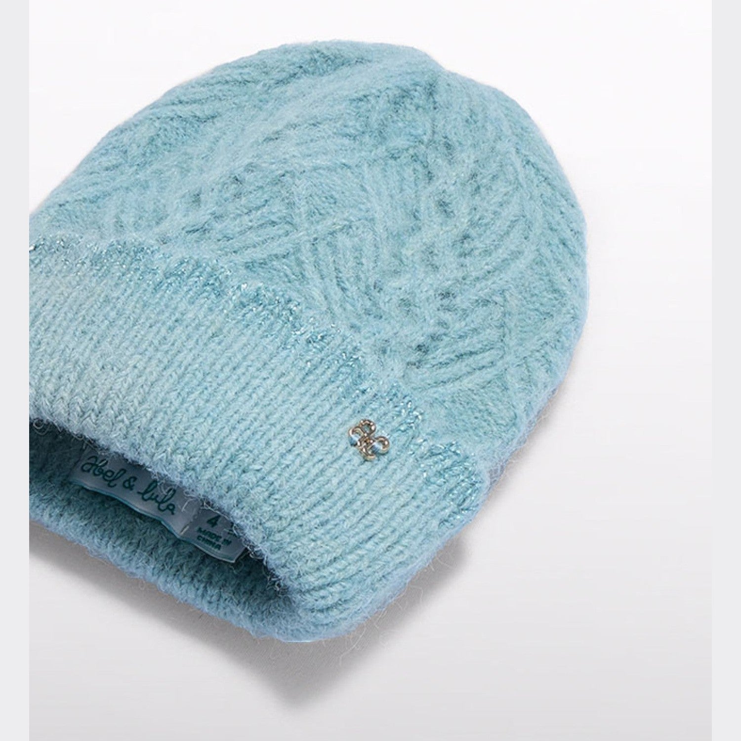 Cappello tricot traforato Bimba Verde 5962/94 -  NANU' BABY