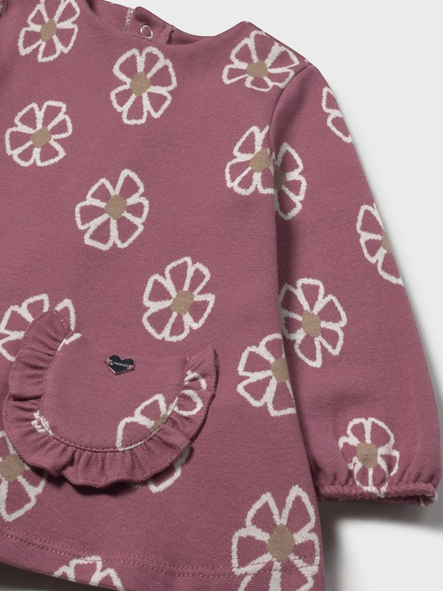 Abito punto jacquard Bimba Rosa 2918/49