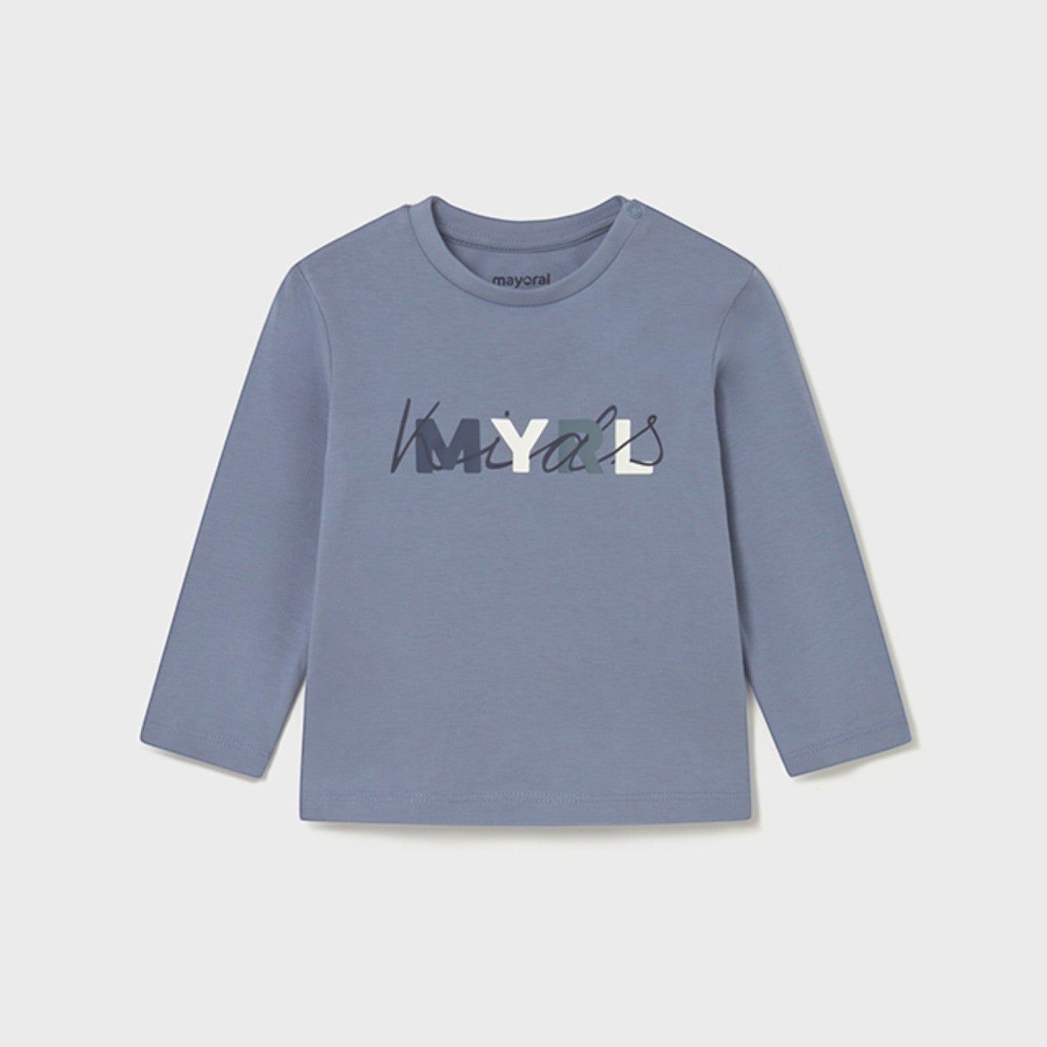 Maglietta m/l basica Bimbo AZZURRO 108/29 -  NANU' BABY