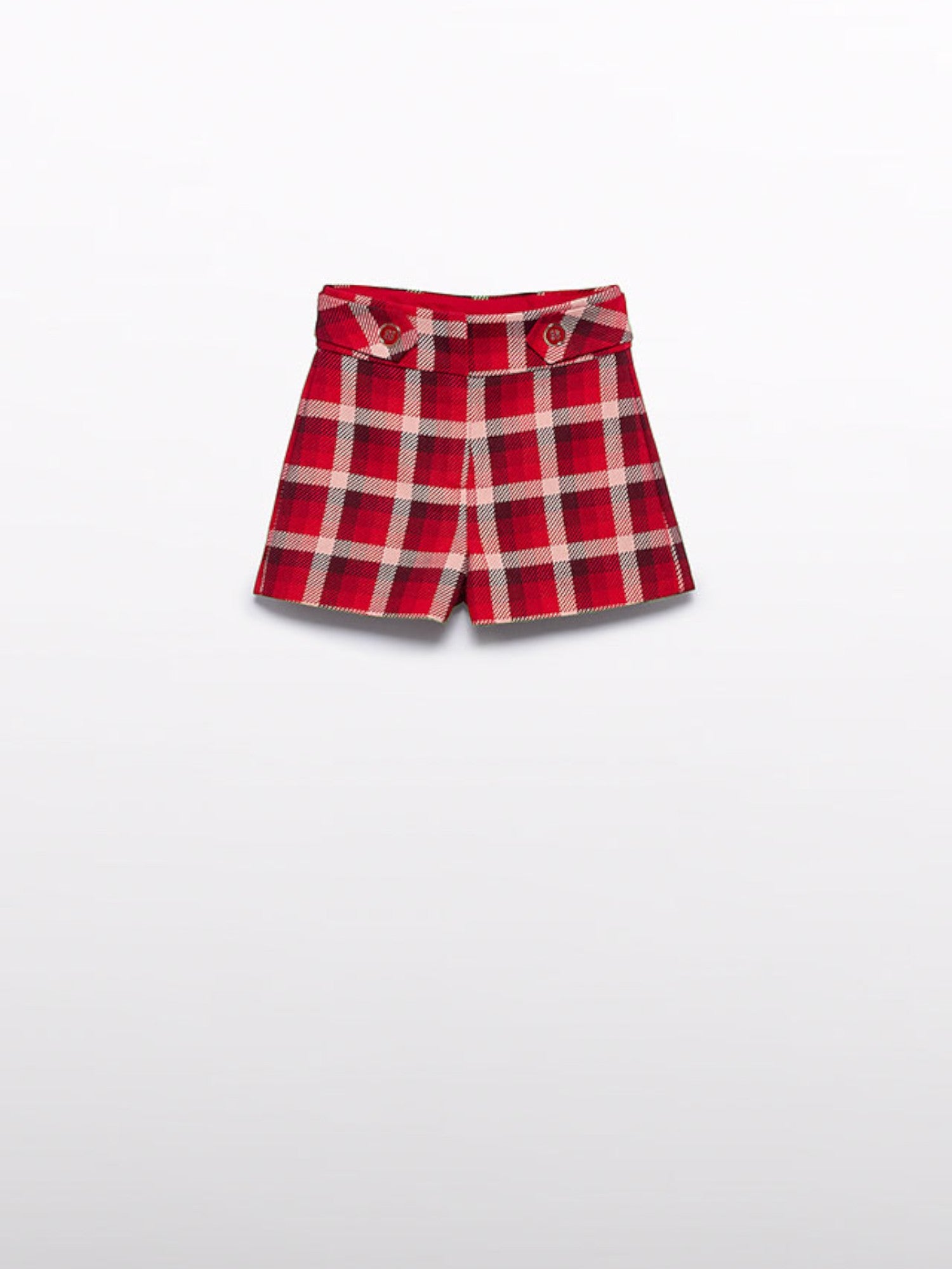 Bermuda quadri Bimba Rosso 5717/2 - NANU' BABY