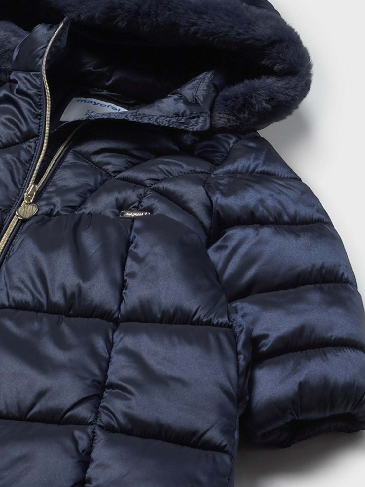 Giaccone lungo Bimba Blu 2436/56