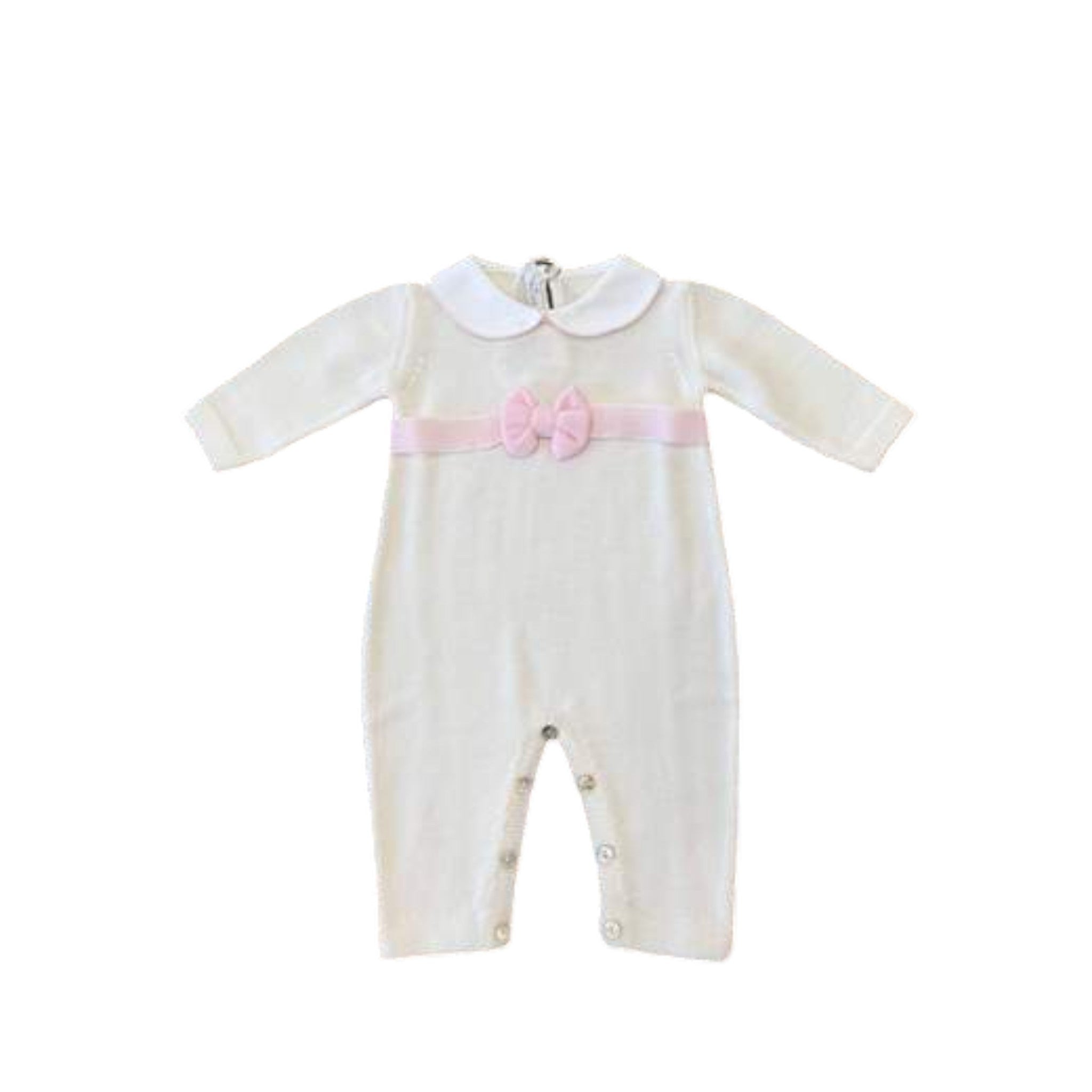 Double Bow Pure Wool Baby Romper BABY LORD 347
